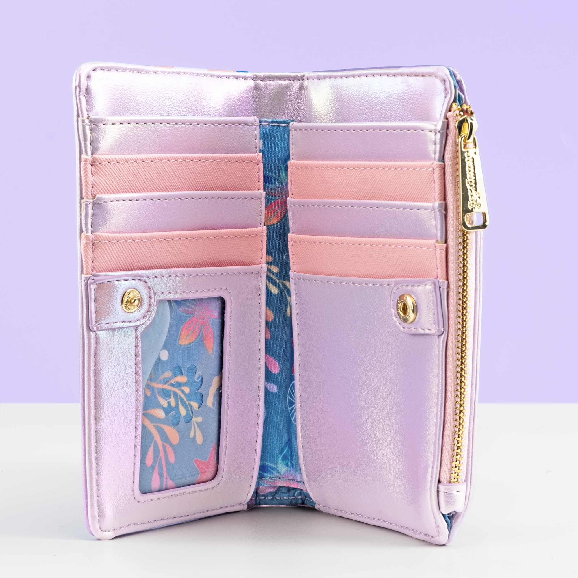 Loungefly x Disney The Little Mermaid Ariel Soft Floral Wallet - Image 3