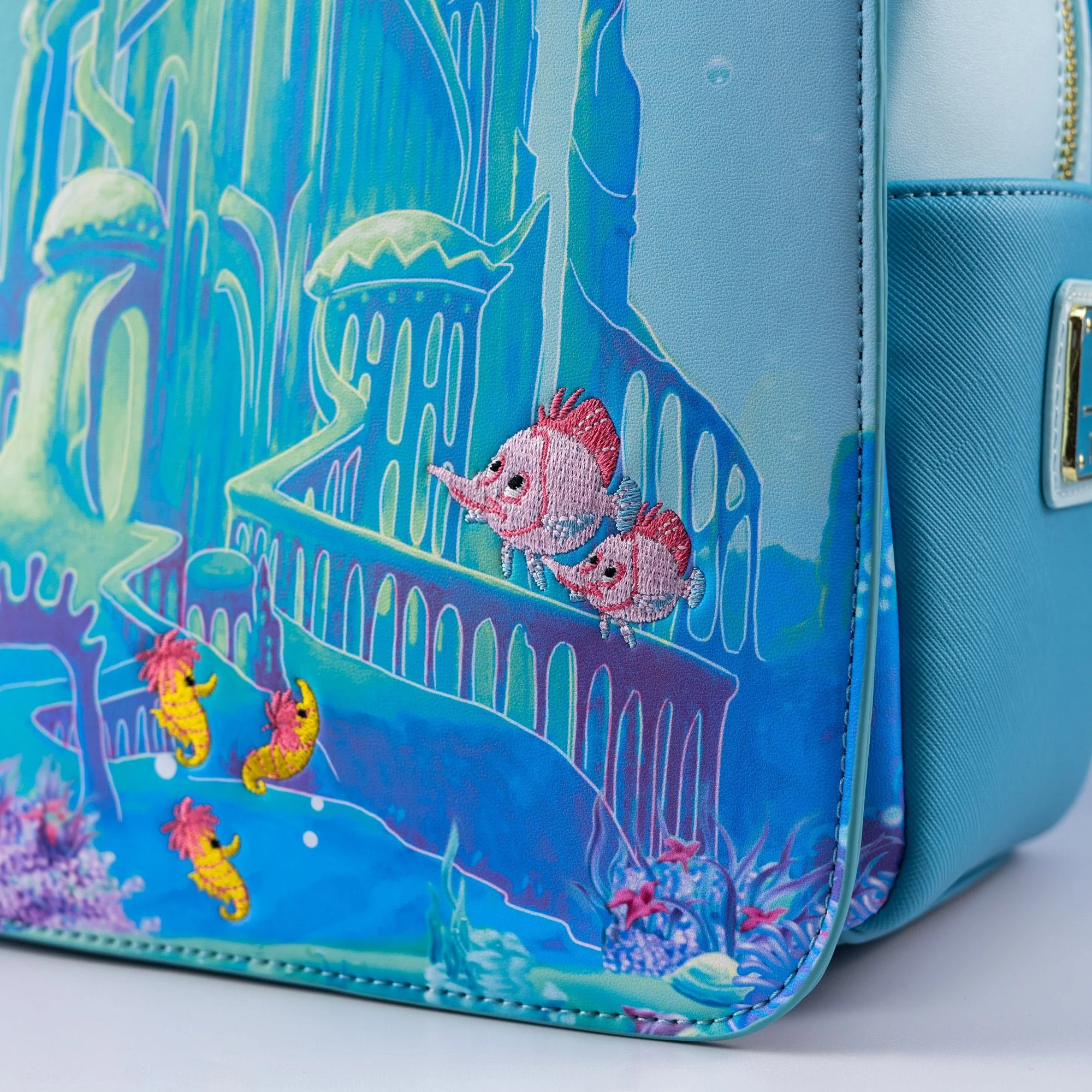 Loungefly x Disney The Little Mermaid Castle Window Mini Backpack - Image 2