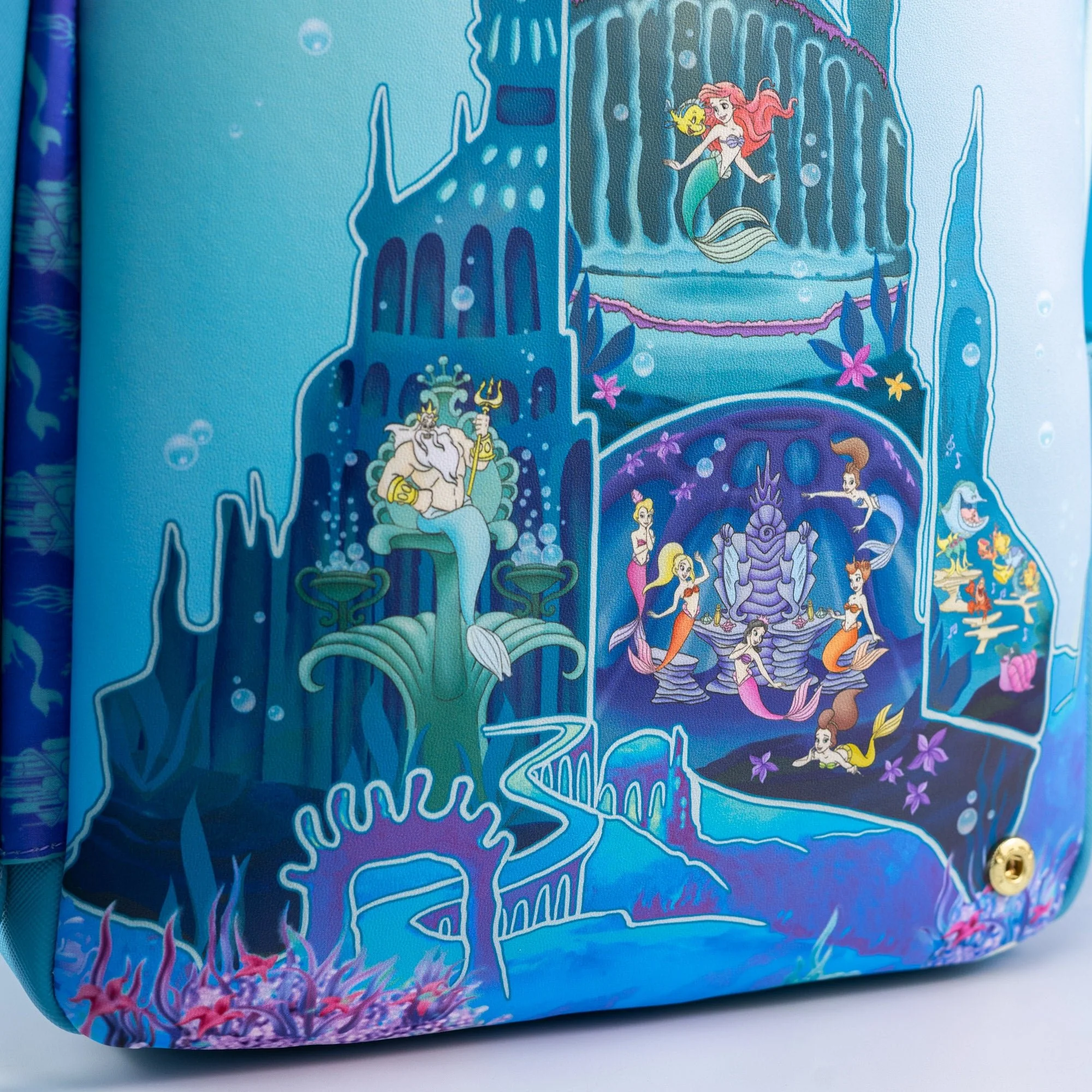 Loungefly x Disney The Little Mermaid Castle Window Mini Backpack - Image 3