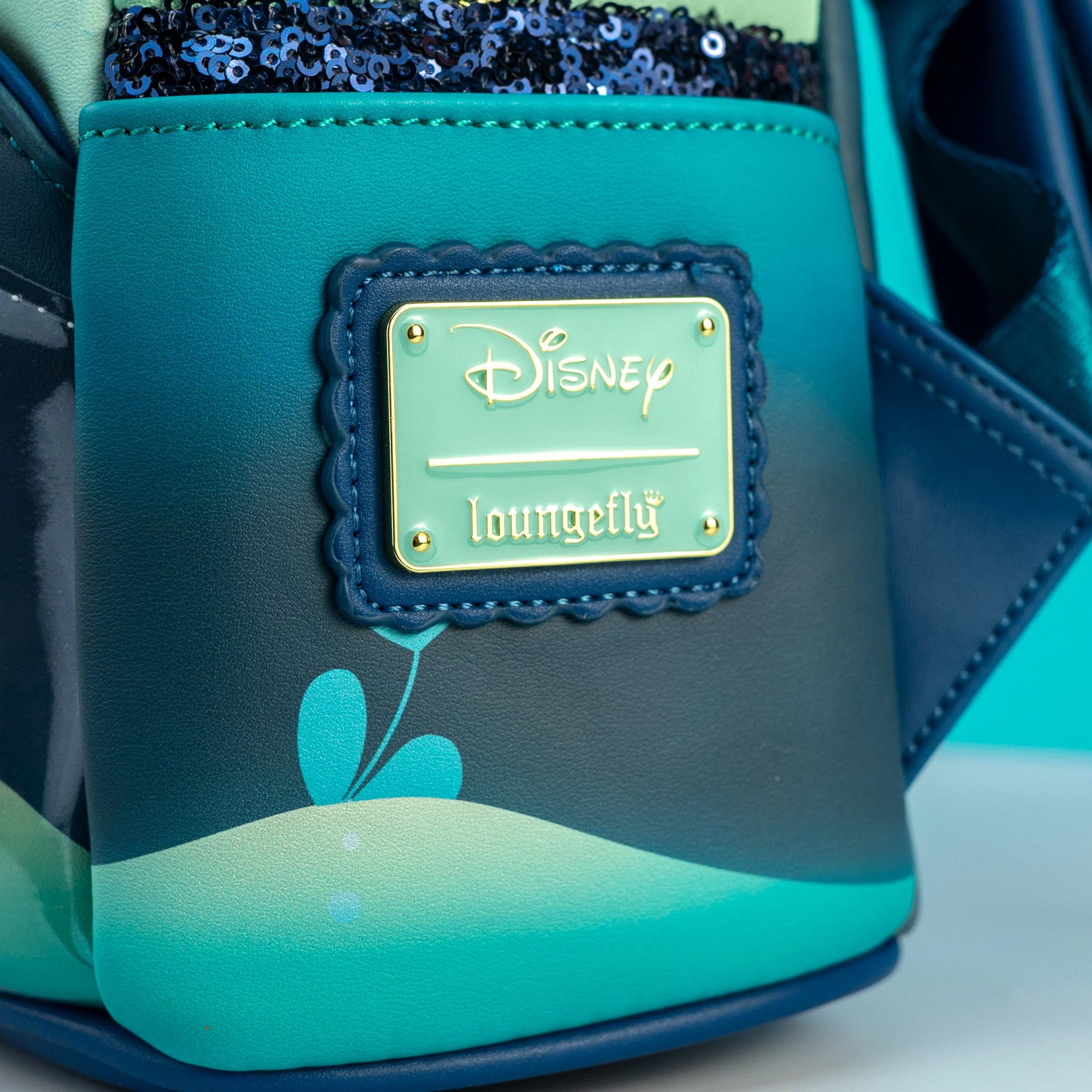 Loungefly x Disney The Little Mermaid Flounder and Sebastian Mini Backpack - Image 2