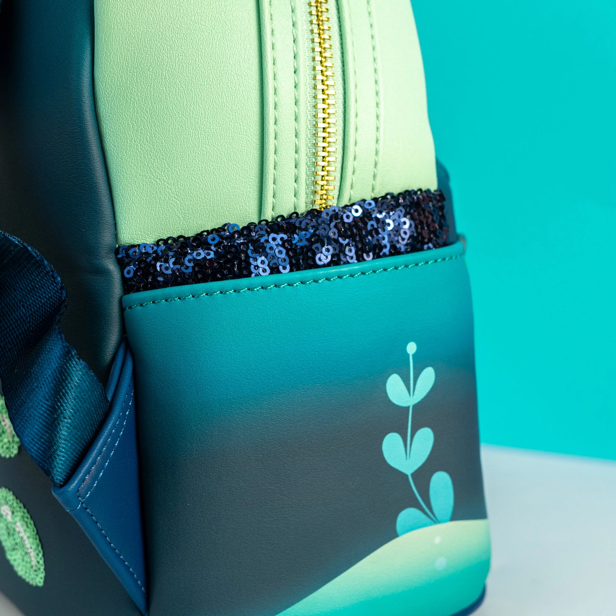 Loungefly x Disney The Little Mermaid Flounder and Sebastian Mini Backpack - Image 4
