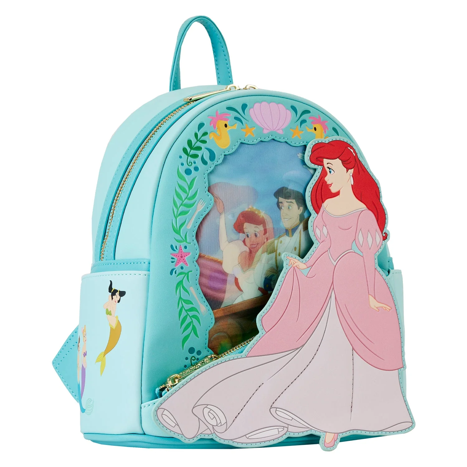 Loungefly x Disney The Little Mermaid Lenticular Mini Backpack - Image 3