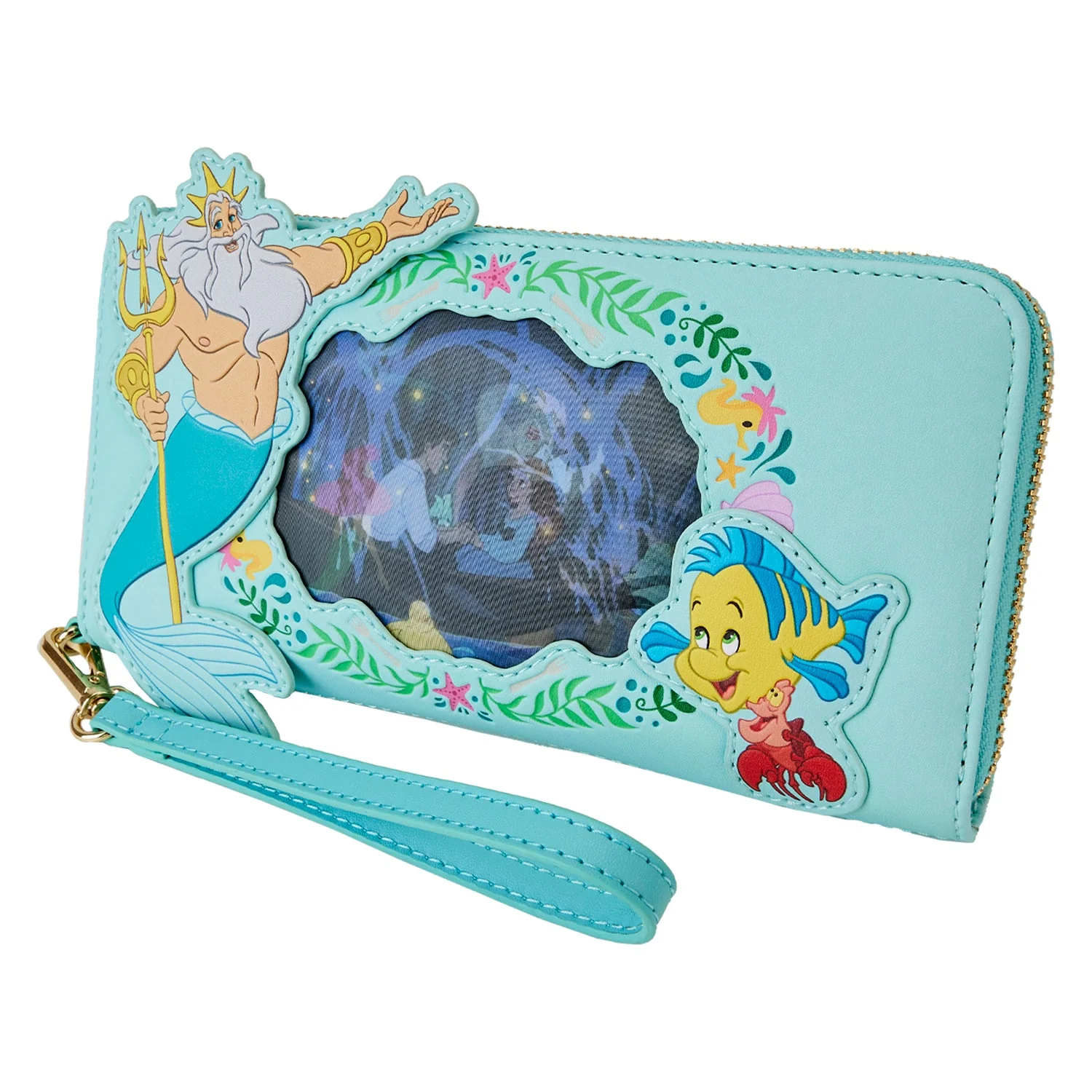 Loungefly x Disney The Little Mermaid Lenticular Wristlet - Image 3