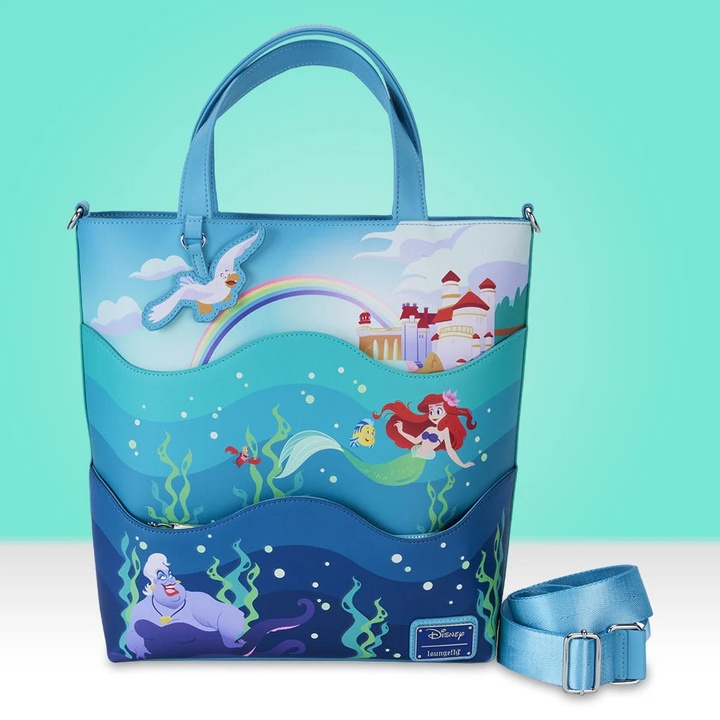 Loungefly x Disney The Little Mermaid Life is The Bubbles Tote Bag - Image 2