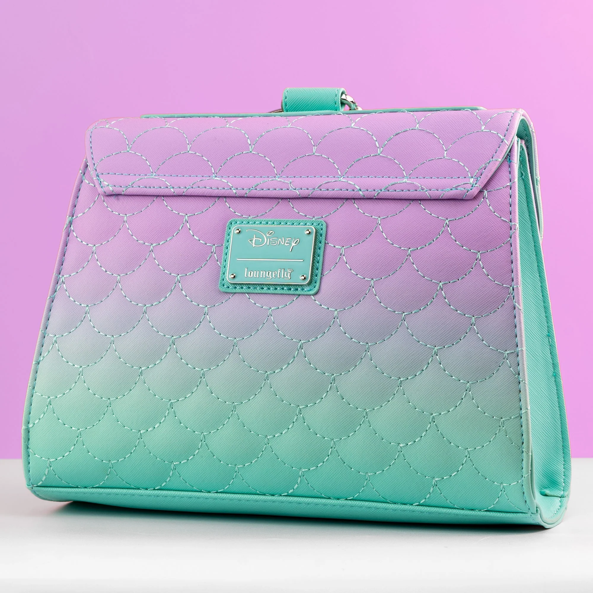 Loungefly x Disney The Little Mermaid Ombre Scales Handbag - Image 3