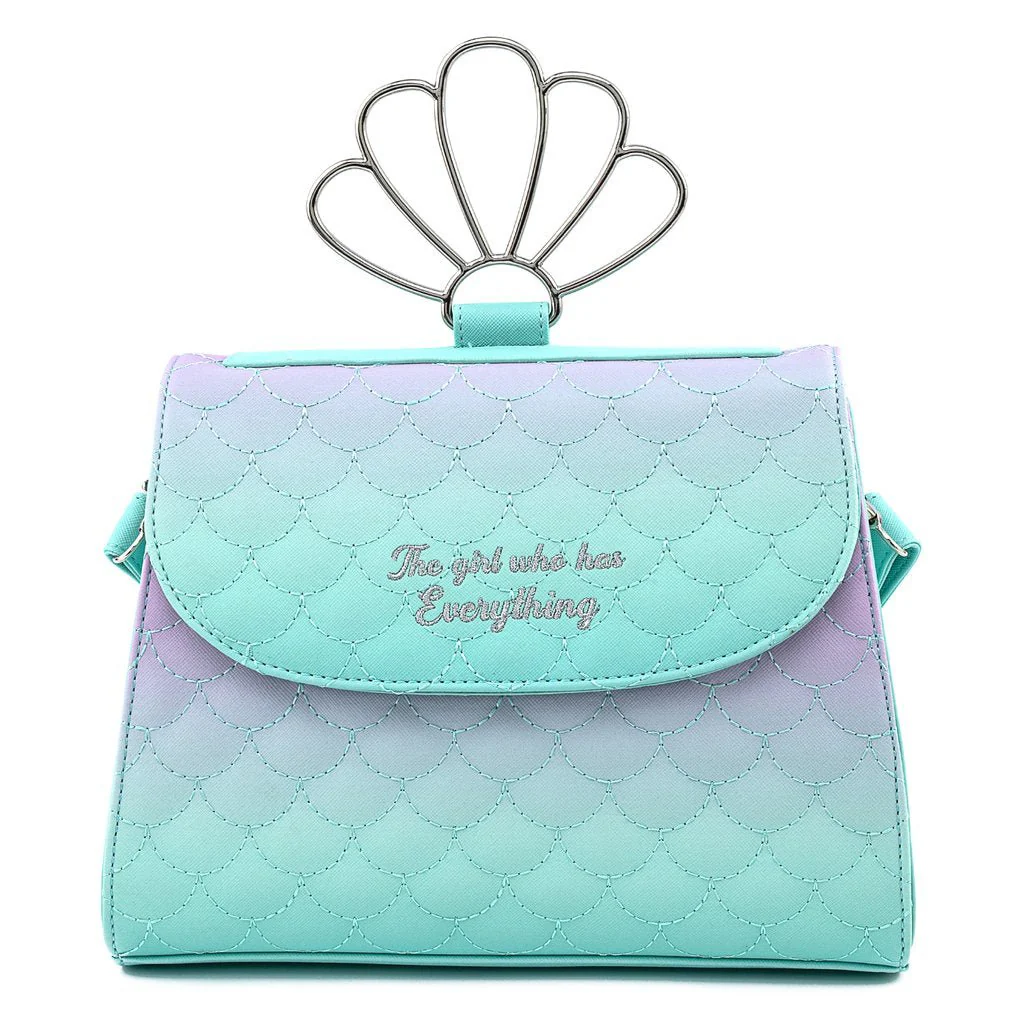 Loungefly x Disney The Little Mermaid Ombre Scales Handbag - Image 5
