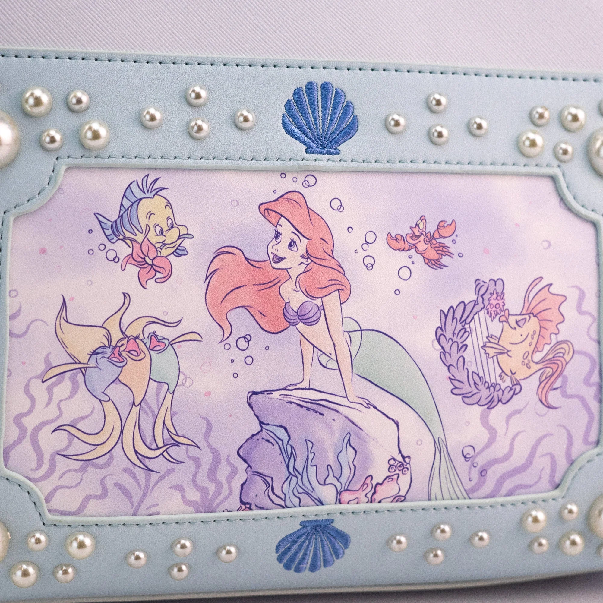 Loungefly x Disney The Little Mermaid Pearl Crossbody Handbag - Image 4