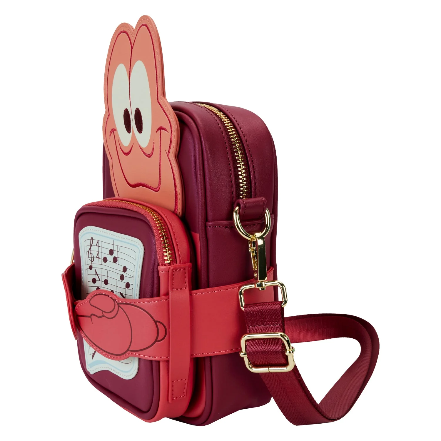 Loungefly x Disney The Little Mermaid Sebastian Crossbuddies Bag - Image 5
