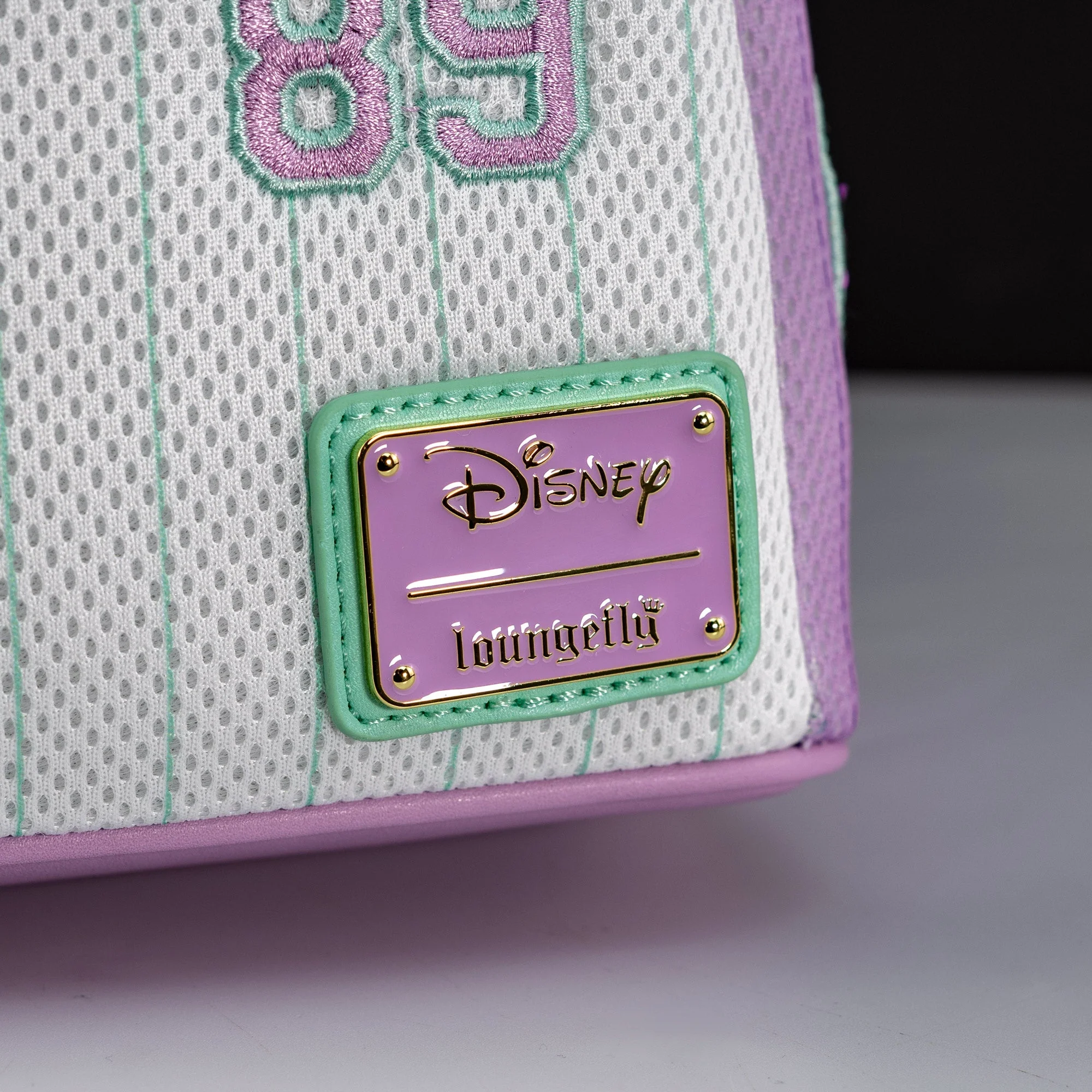 Loungefly x Disney The Little Mermaid Ariel Baseball Jersey Mini Backpack - Image 6