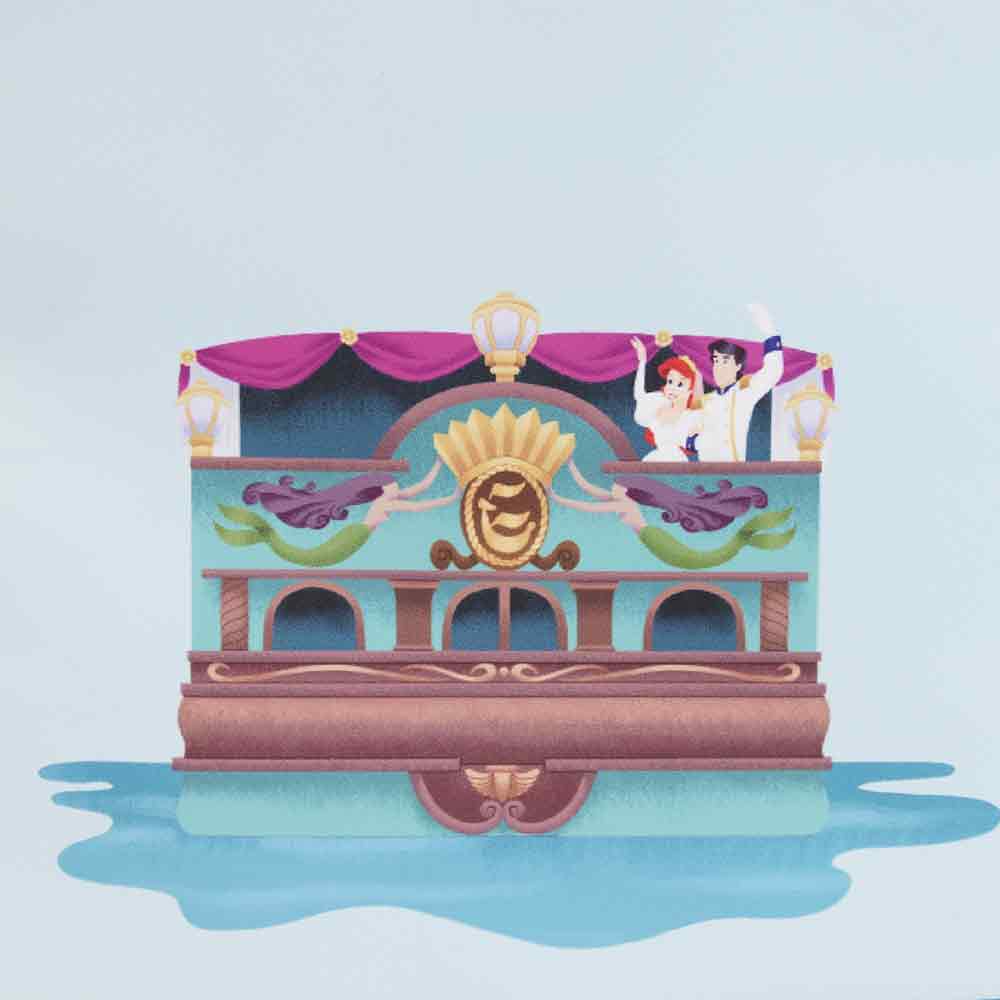 Loungefly x Disney The Little Mermaid Triton's Gift Mini Backpack - Image 5