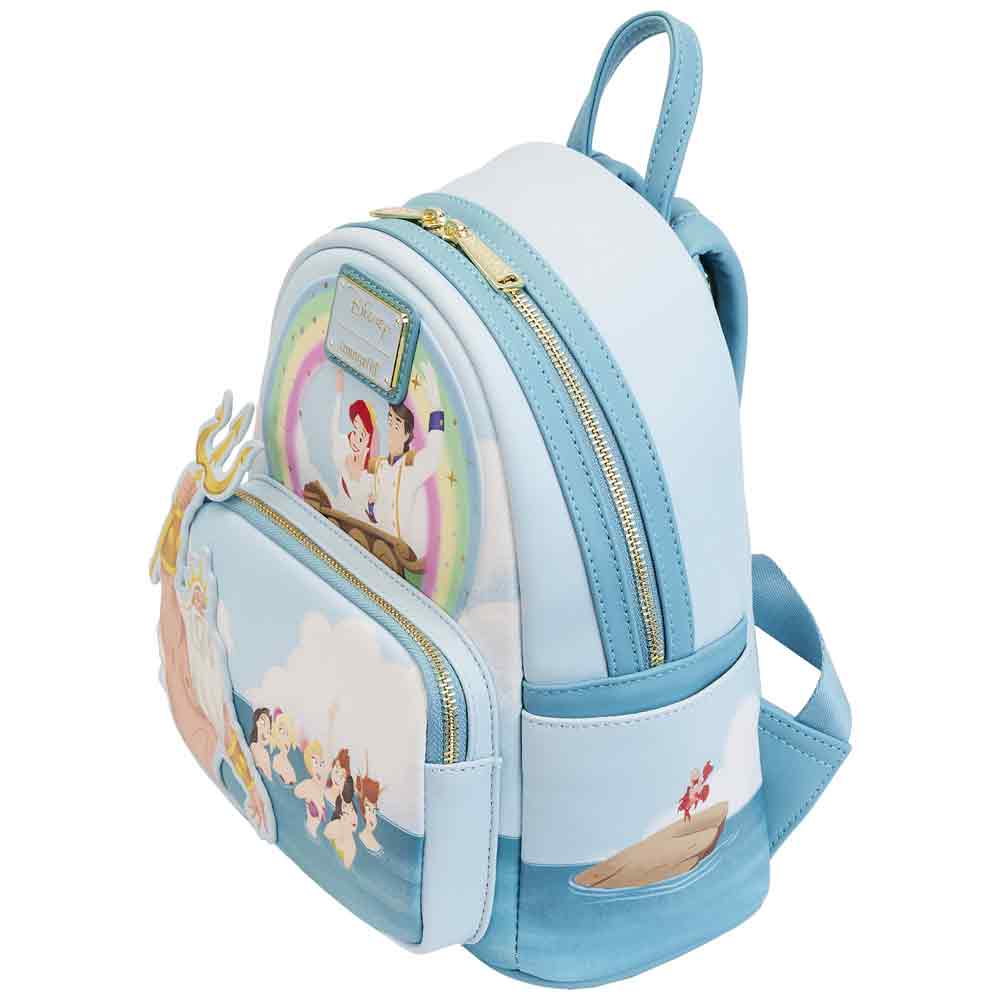 Loungefly x Disney The Little Mermaid Triton's Gift Mini Backpack - Image 6