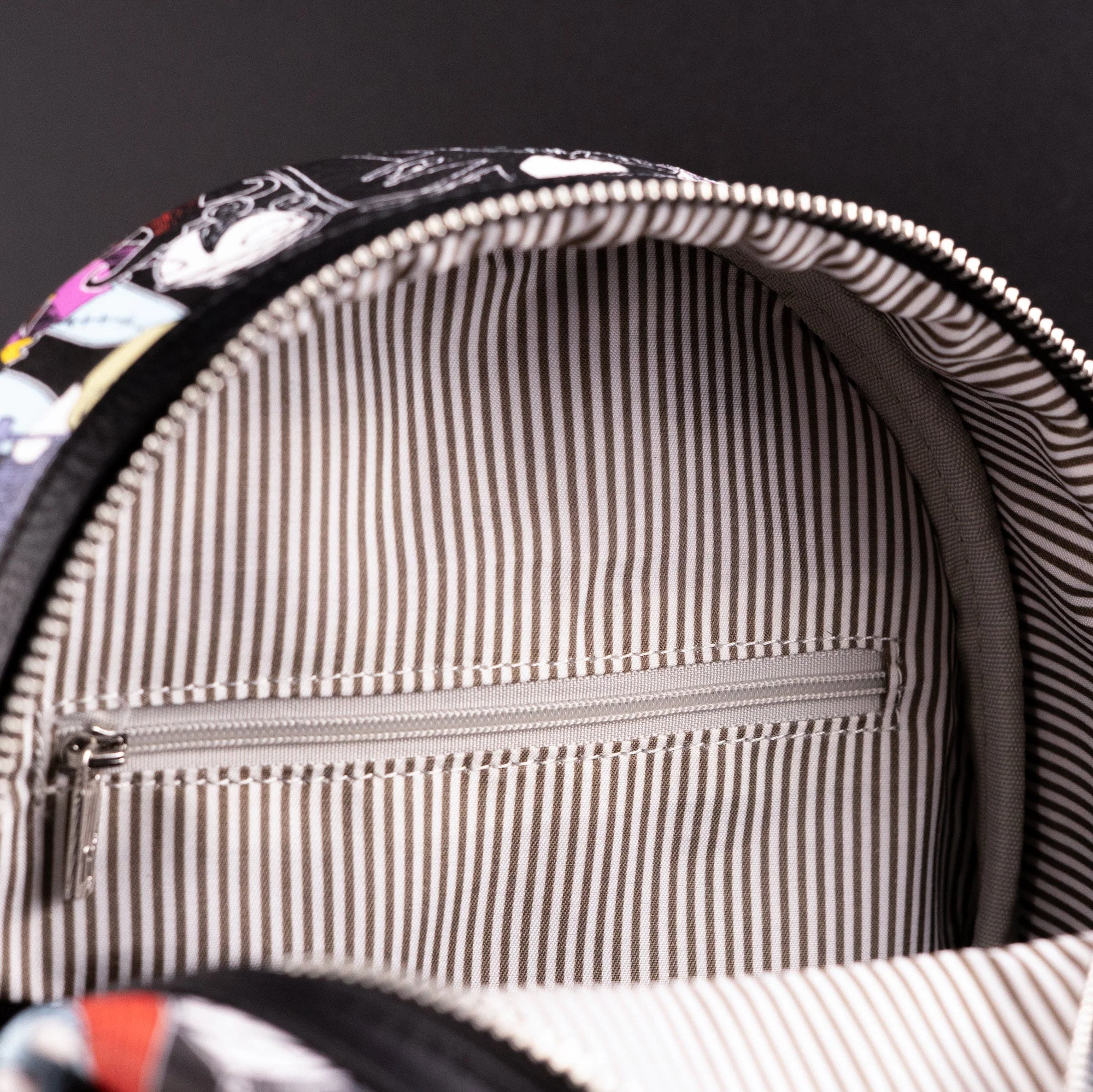 Loungefly x Disney The Nightmare Before Christmas Character All Over Print Mini Backpack - Image 4