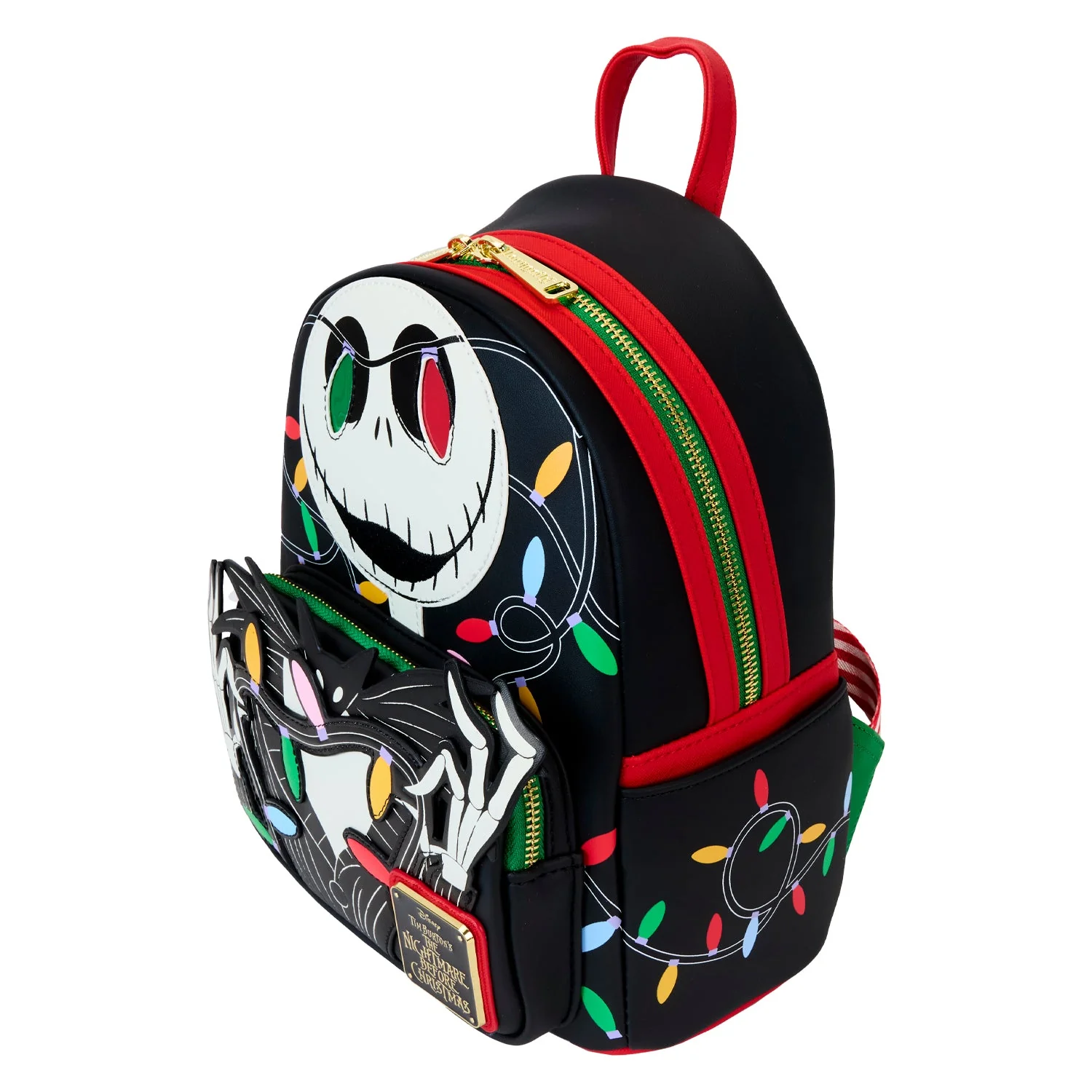 Loungefly x Disney The Nightmare Before Christmas Smiling Jack Light Up Mini Backpack - Image 4