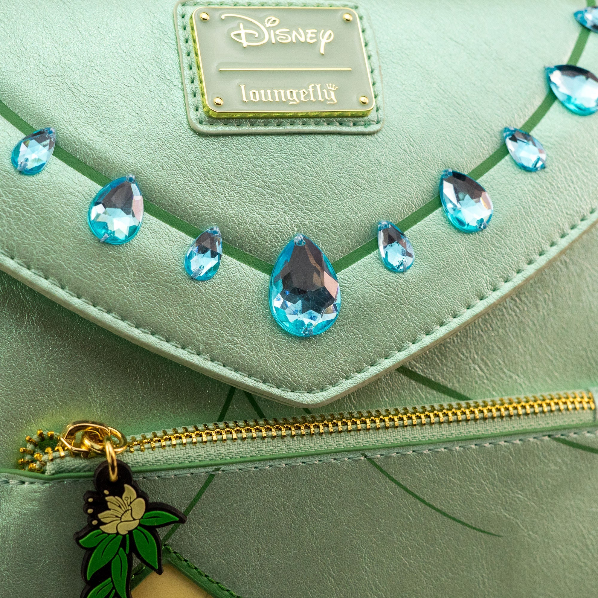 Loungefly x Disney Princess Tiana Dress Mini Backpack - Image 3