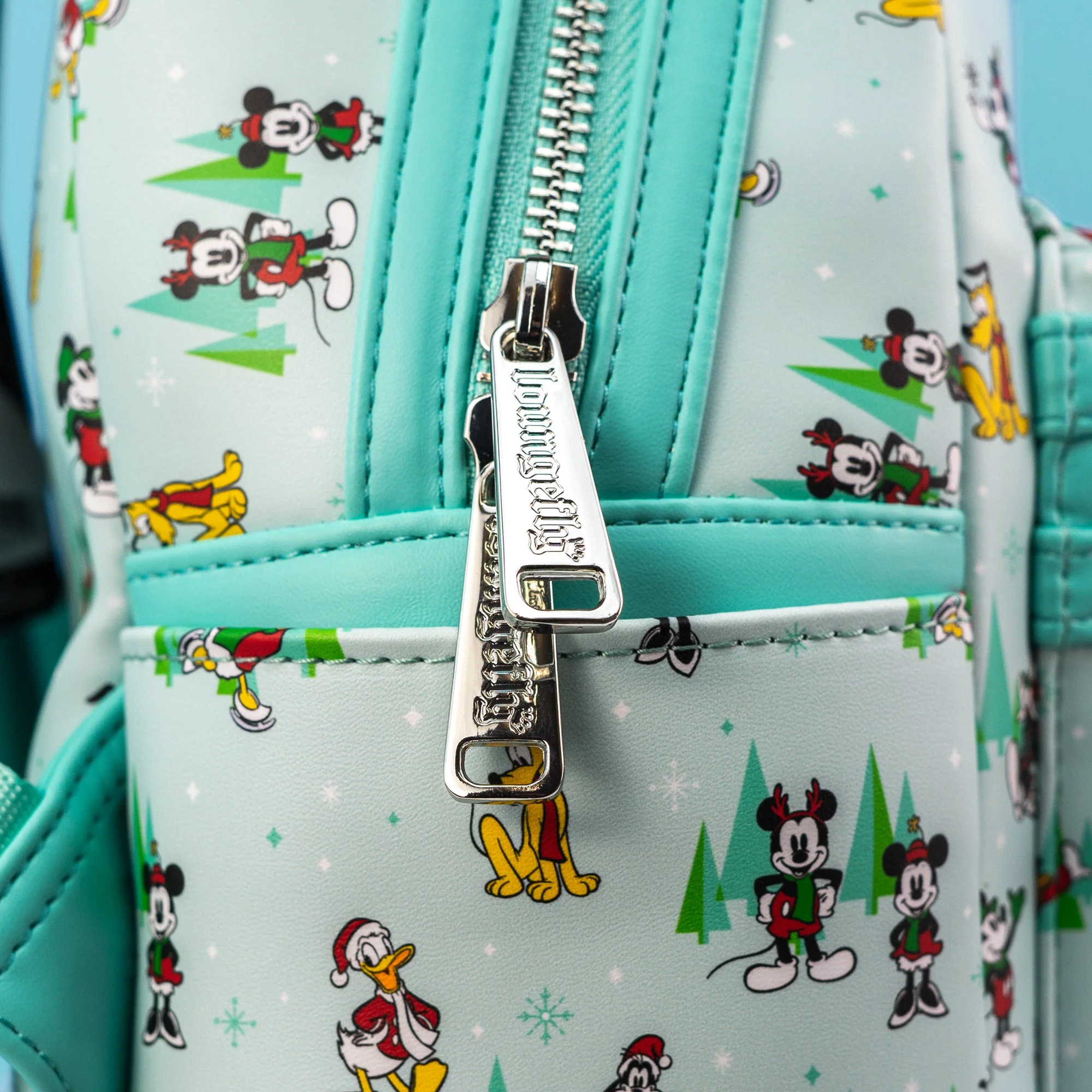 Loungefly x Disney The Sensational Six Christmas Character Print Mini Backpack - Image 4