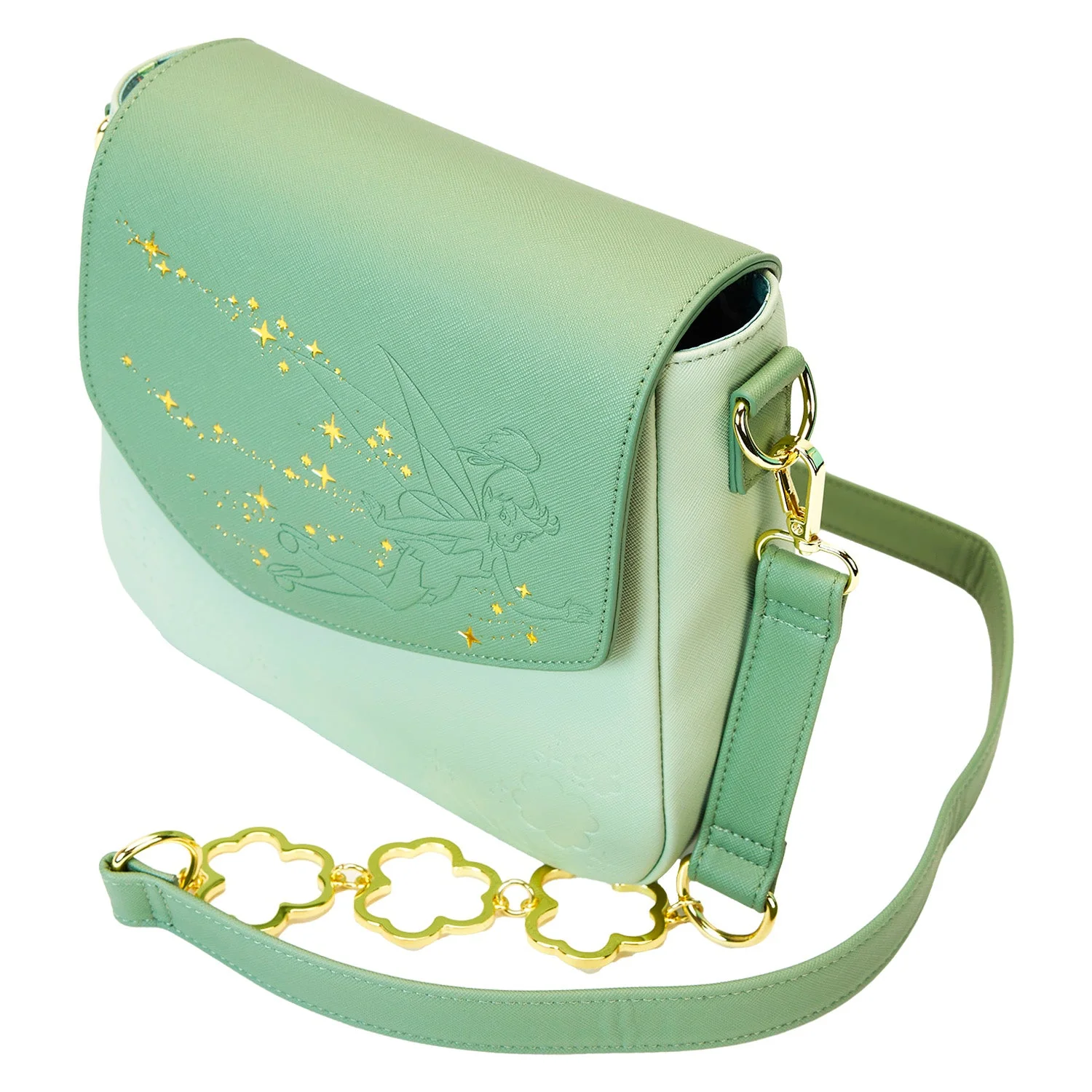 Loungefly x Disney Tinker Bell Four-Leaf Clover Crossbody Bag - Image 3