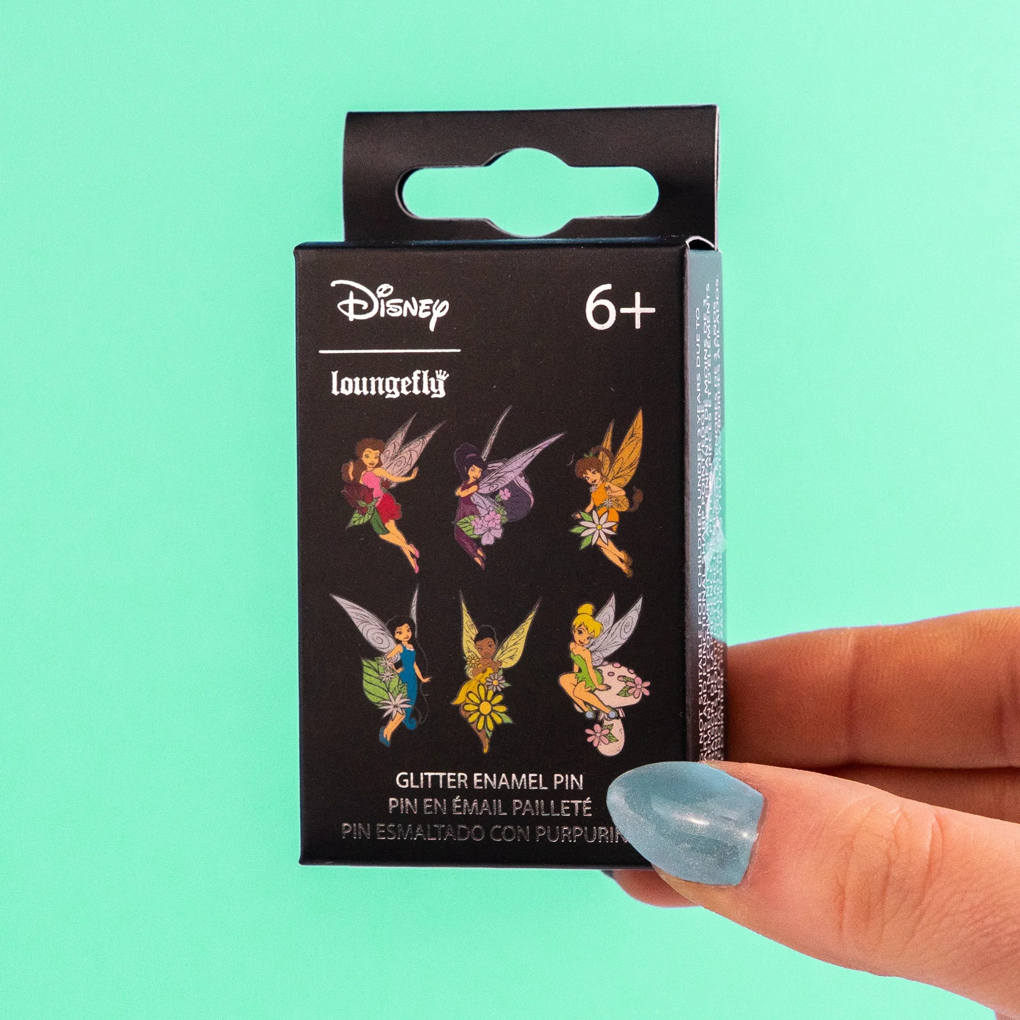 Loungefly x Disney Tinker Bell & Friends Glitter Blind Box Mystery Pin - Image 2