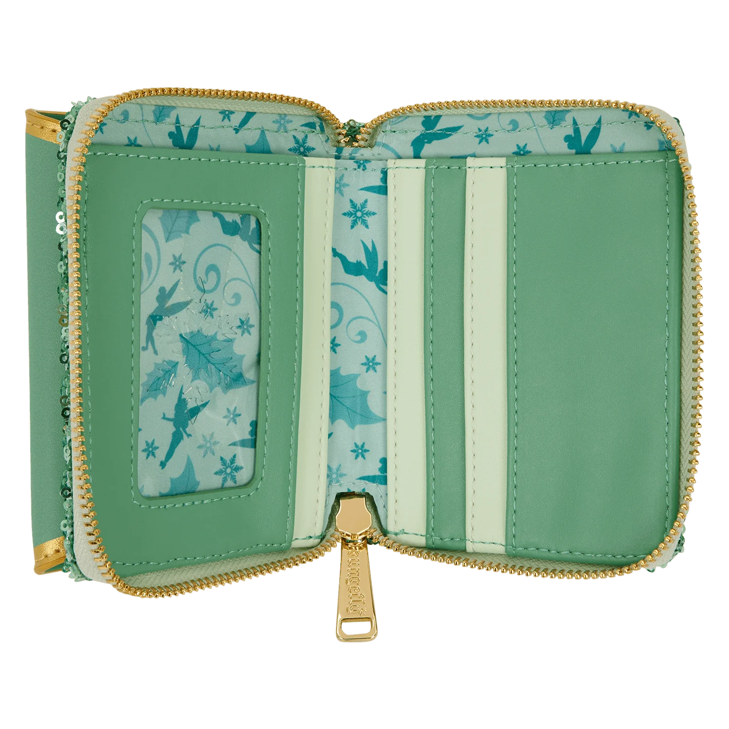 Loungefly x Disney Tinker Bell Holiday Tri Fold Wallet - Image 4