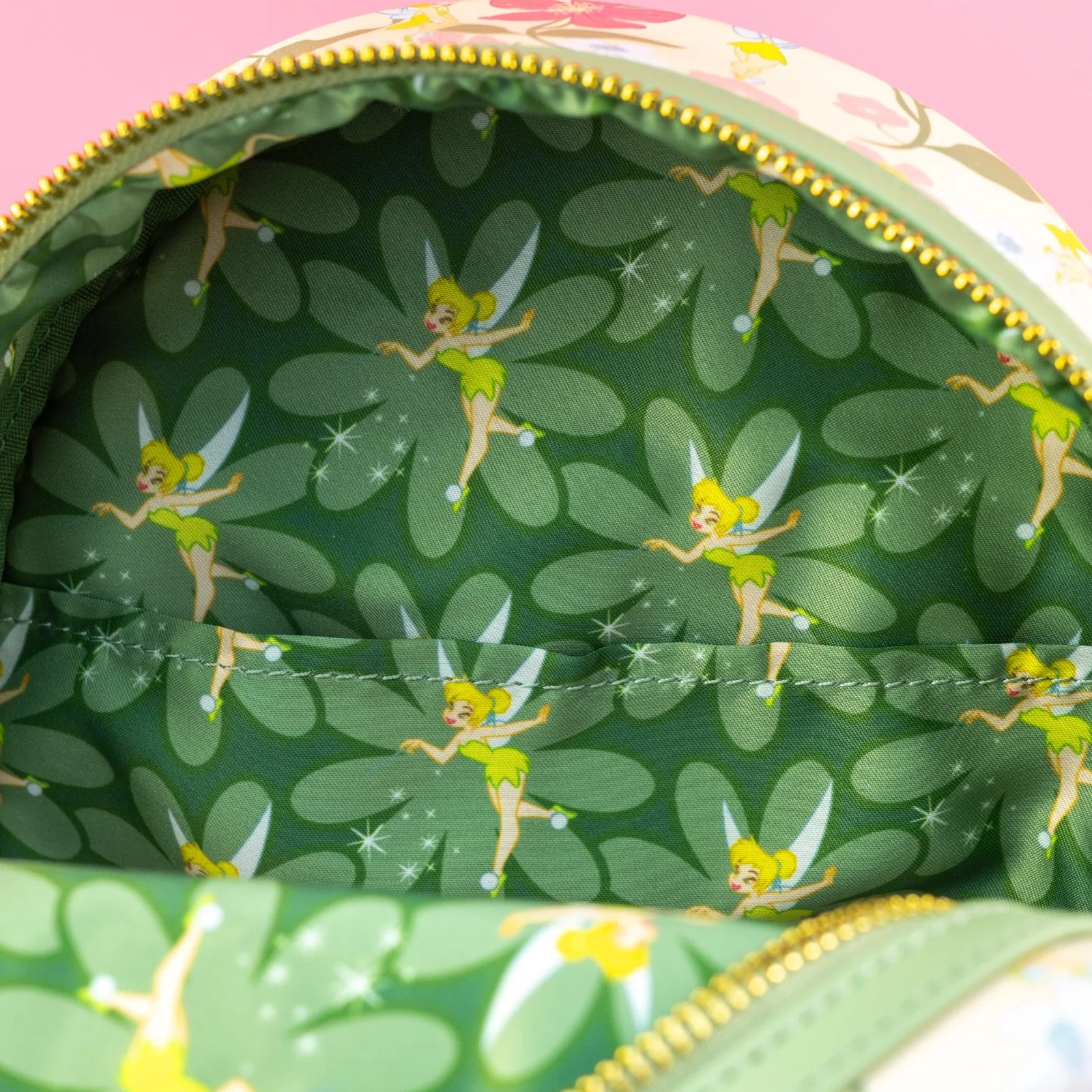 Loungefly x Disney Tinkerbell Pastel Flowers AOP Mini Backpack - Image 7