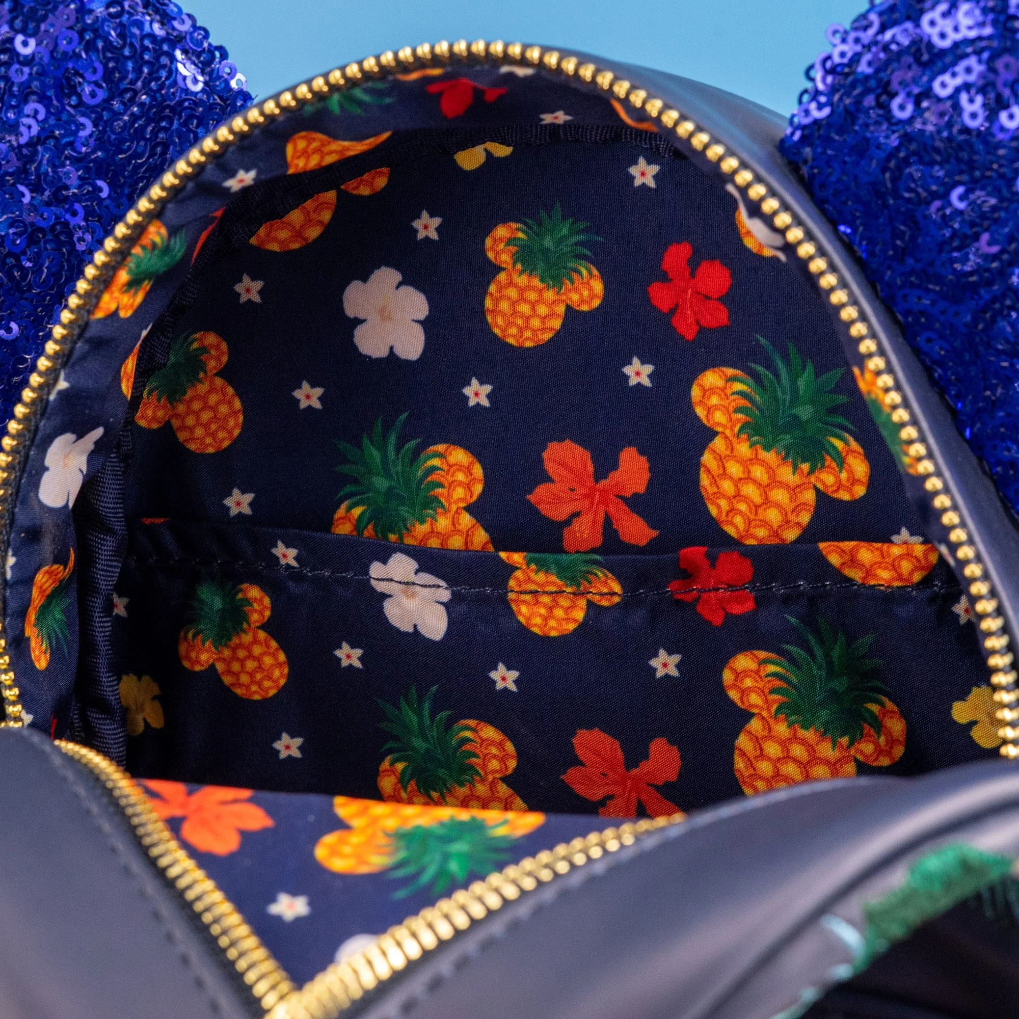 Loungefly x Disney Tropical Mickey Convertible Mini Backpack - Image 8