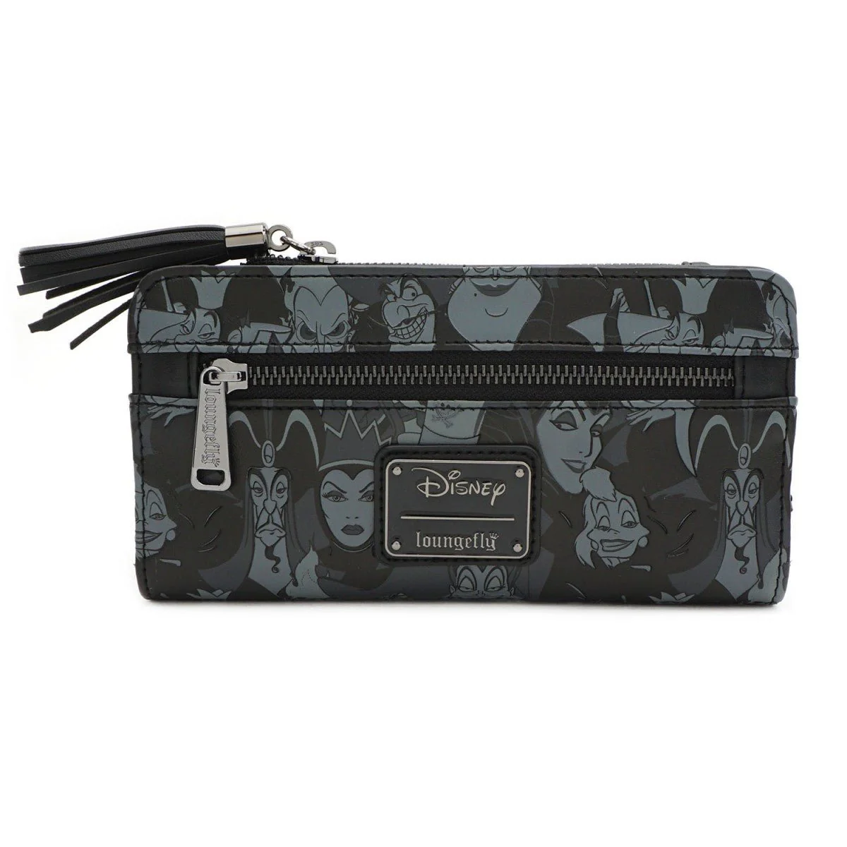 Loungefly X Disney Villains All Over Print Tassel Purse - Image 3