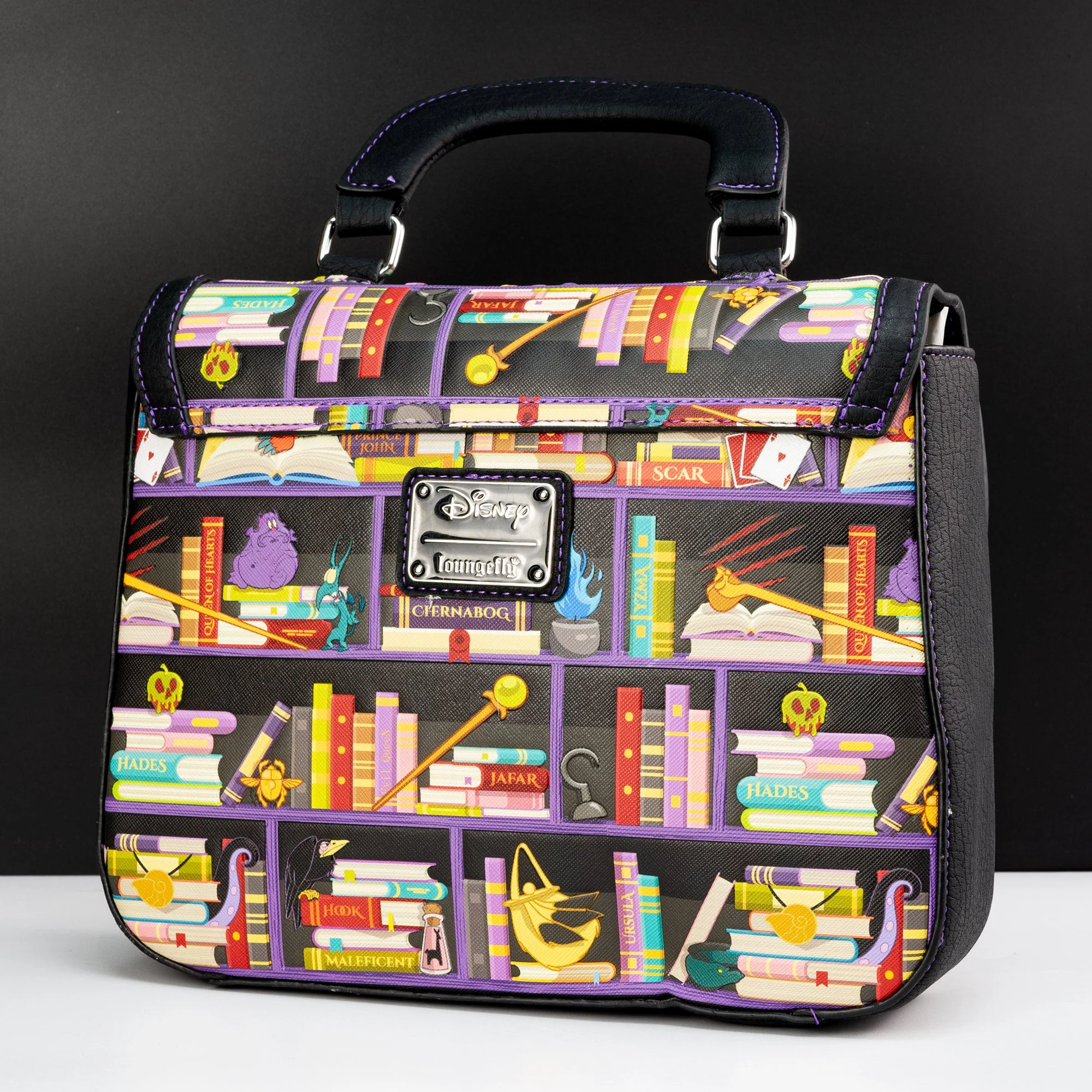 Loungefly x Disney Villains Books Crossbody Bag - Image 2