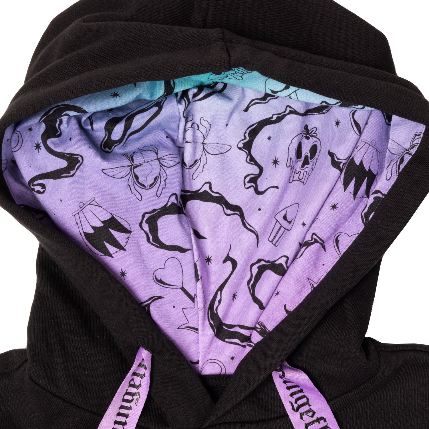 Loungefly x Disney Villains Color Block Hooded Sweatshirt - Image 3
