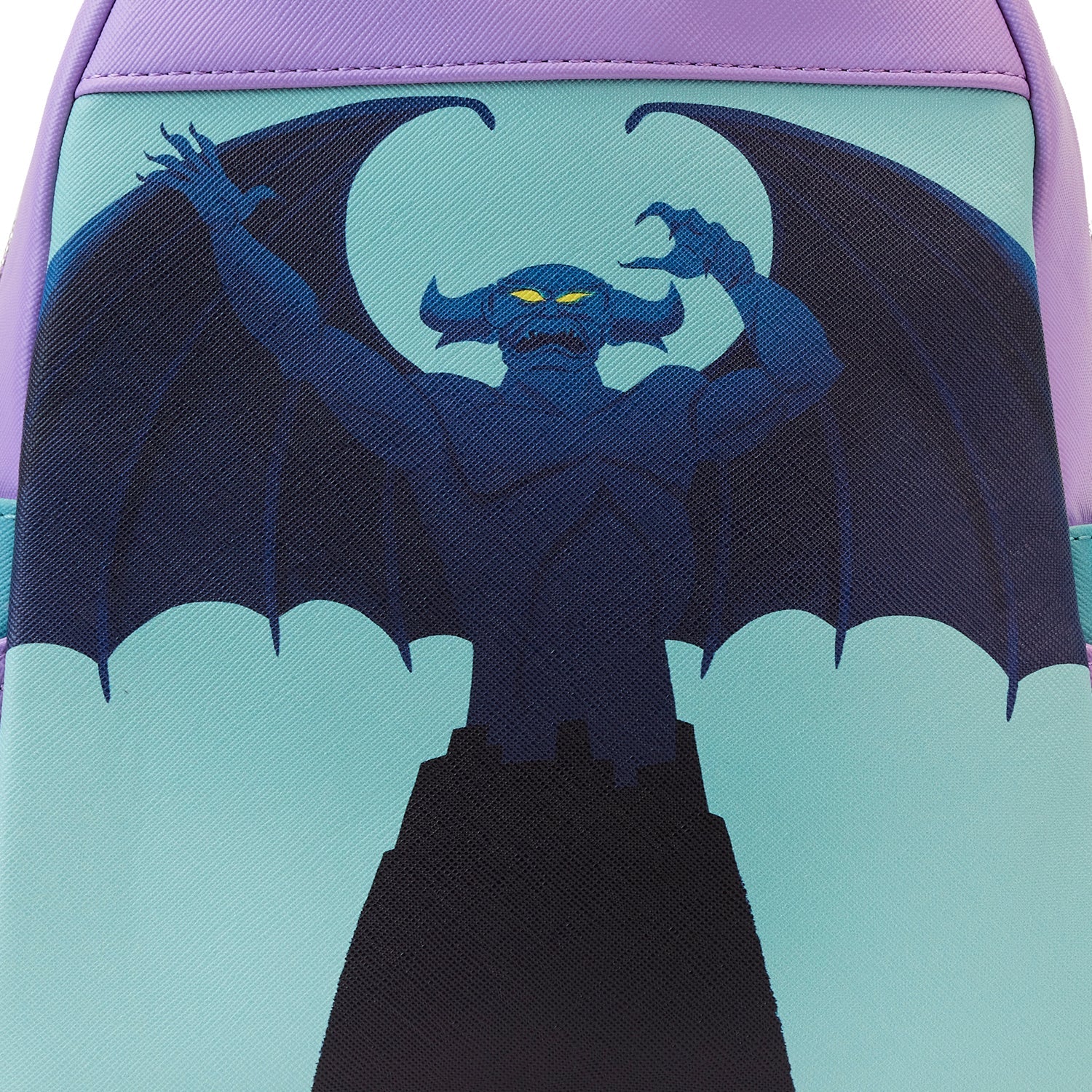 Loungefly x Disney Villains Colour Block Triple Pocket Mini Backpack - Image 6