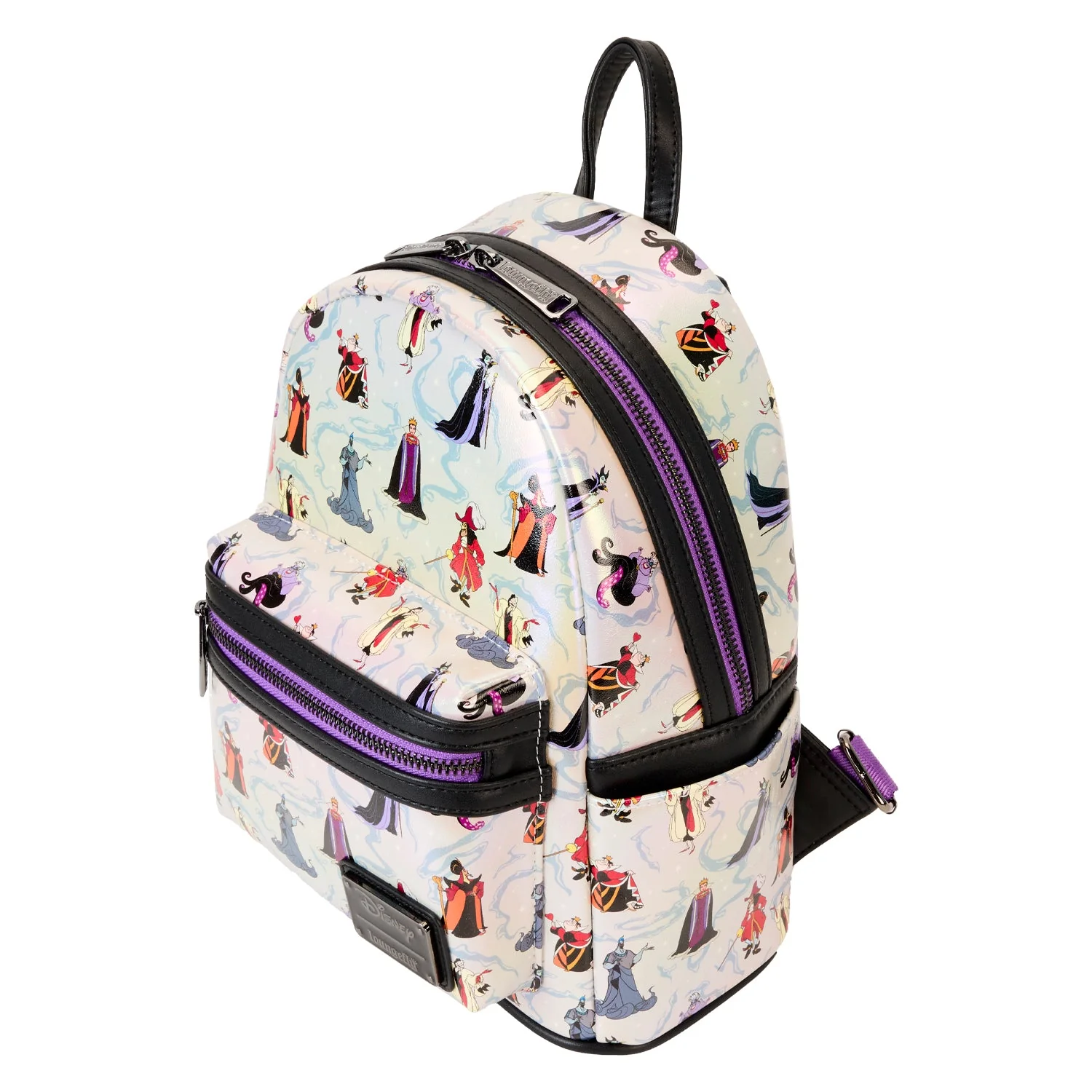 Loungefly x Disney Villains Iridescent Mini Backpack - Image 3