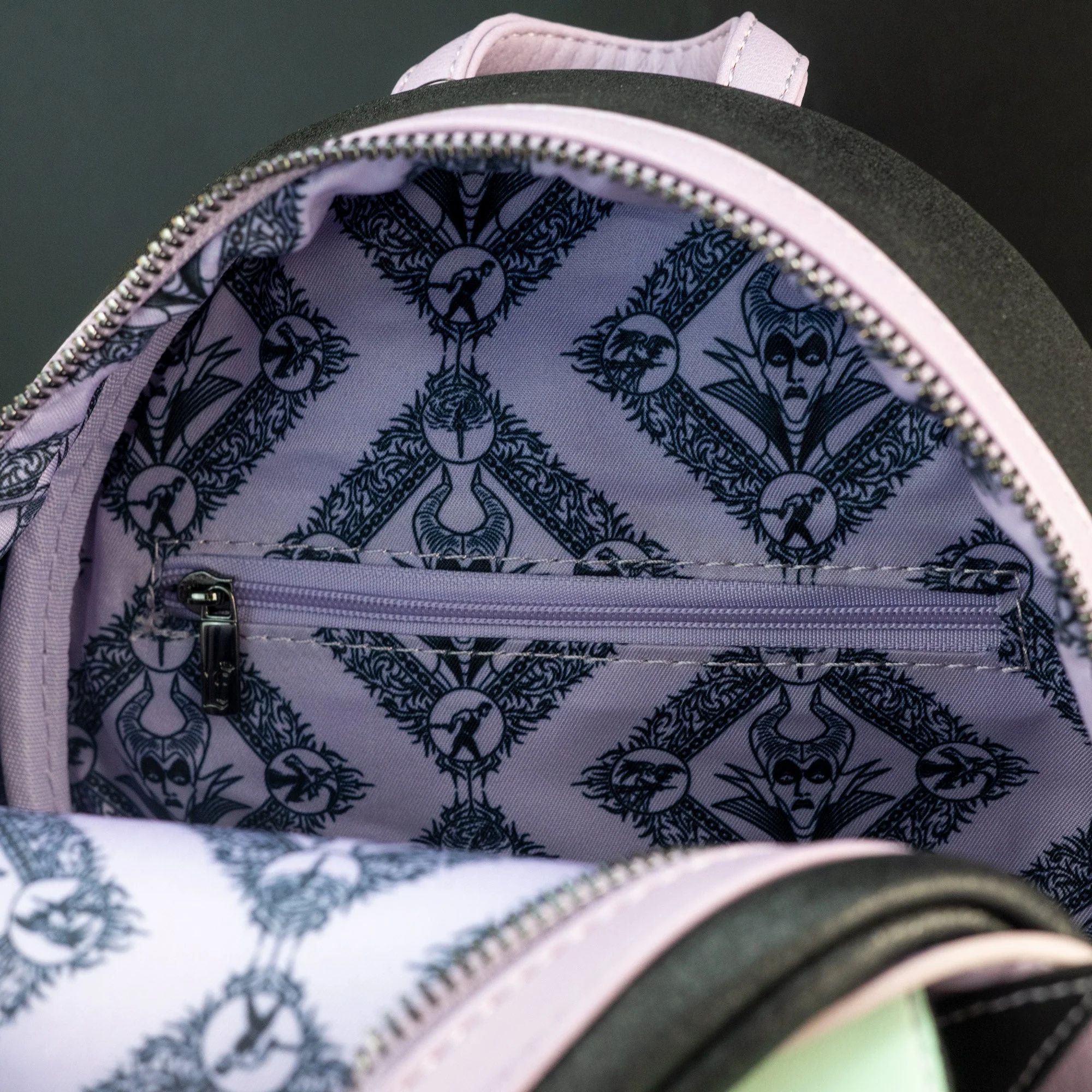Loungefly x Disney Villains Maleficent Scene Mini Backpack - Image 5