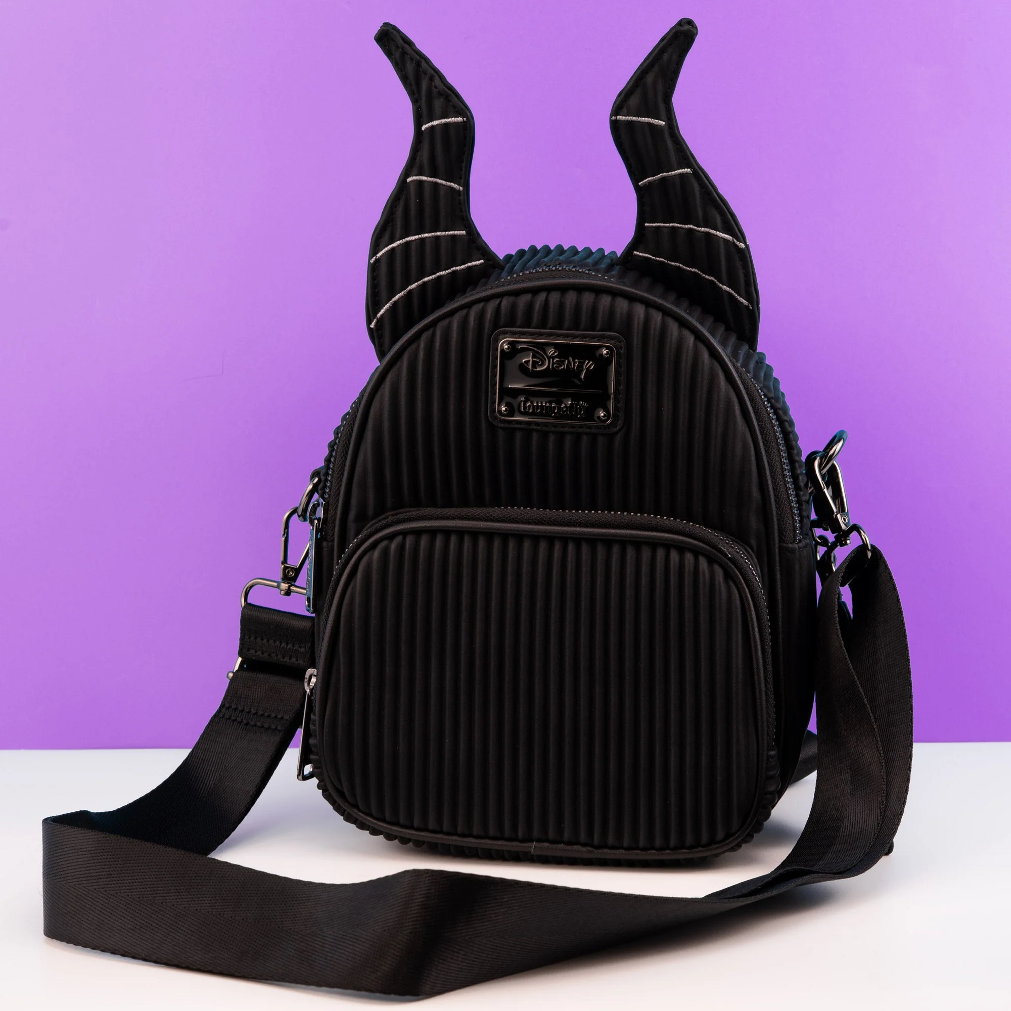 Loungefly x Disney Villains Malificent Convertible Mini Backpack