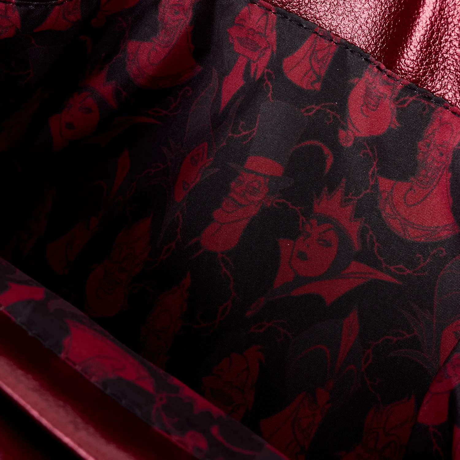 Loungefly x Disney Villains Studded Velvet Mini Backpack - Image 5