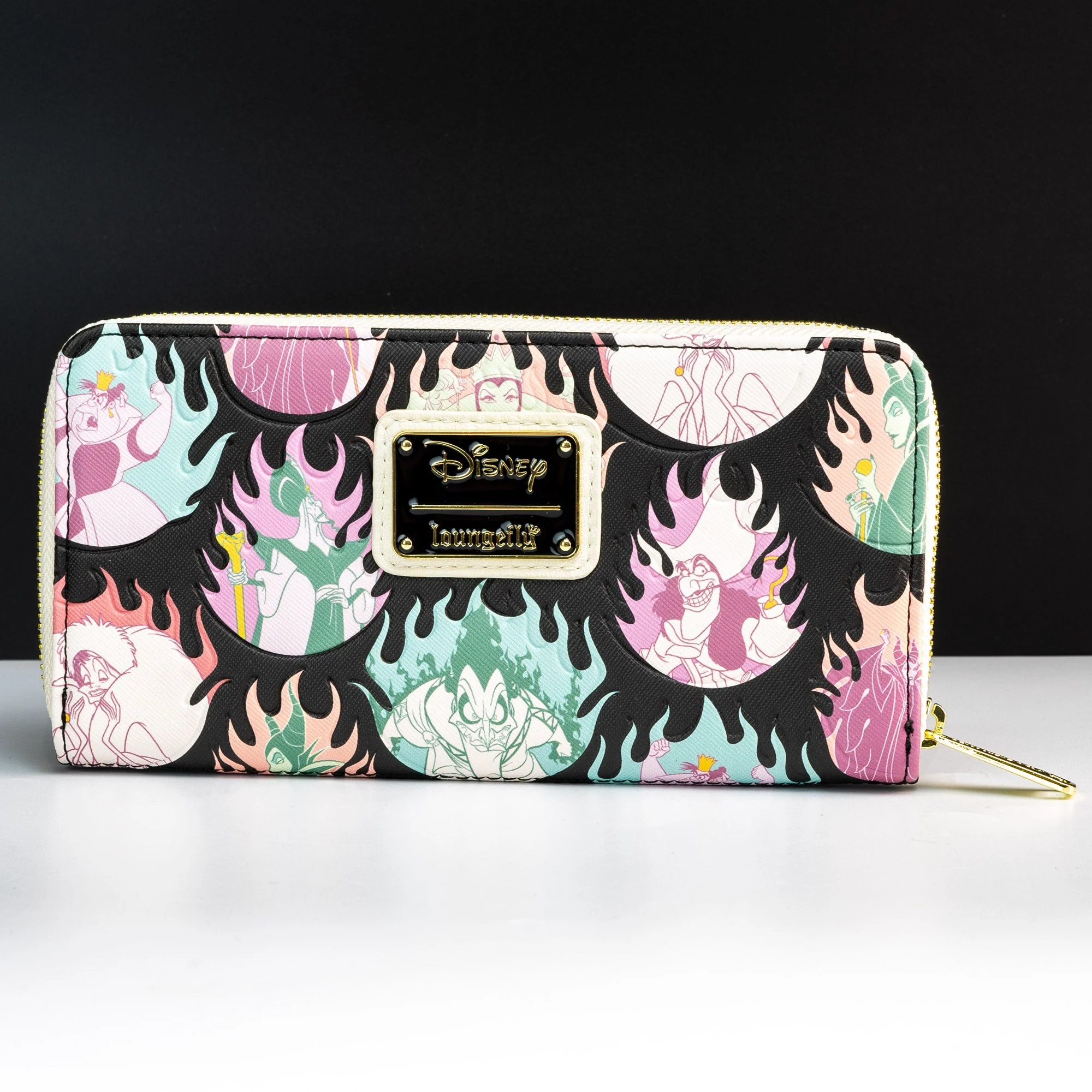 Loungefly x Disney Villains Pastel Flames Purse
