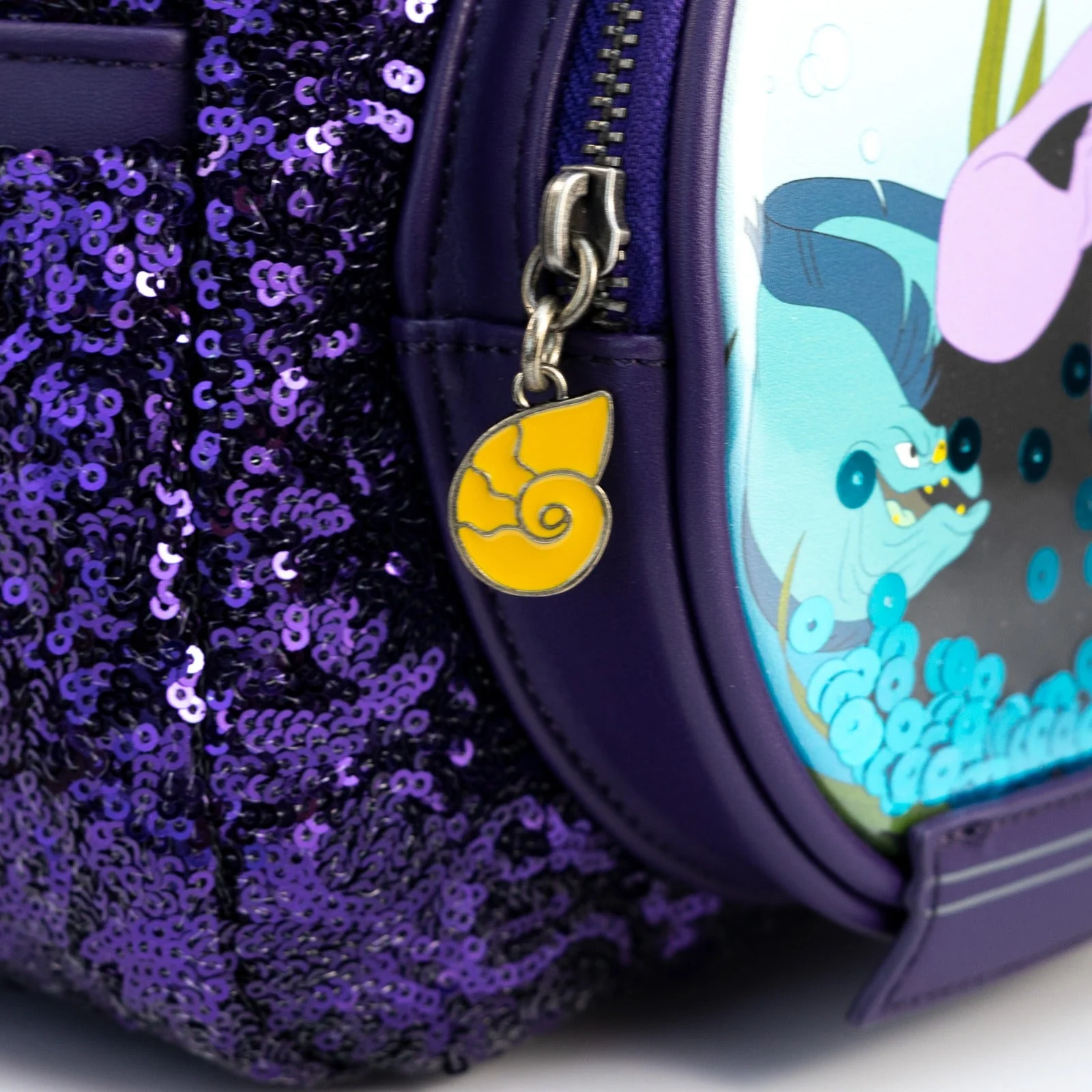 Loungefly x Disney Villains Ursula Sequin Globe Mini Backpack - Image 3