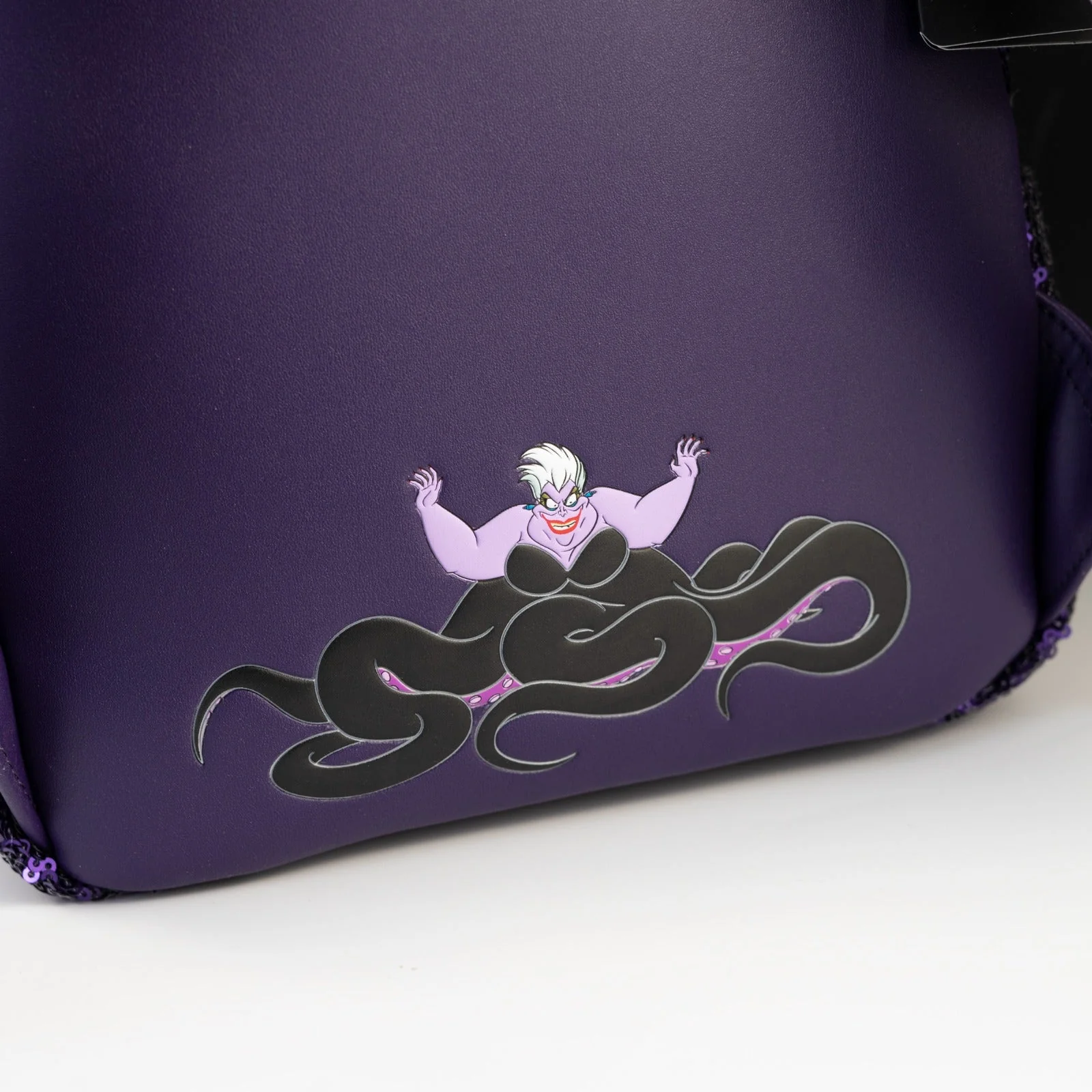Loungefly x Disney Villains Ursula Sequin Globe Mini Backpack - Image 4