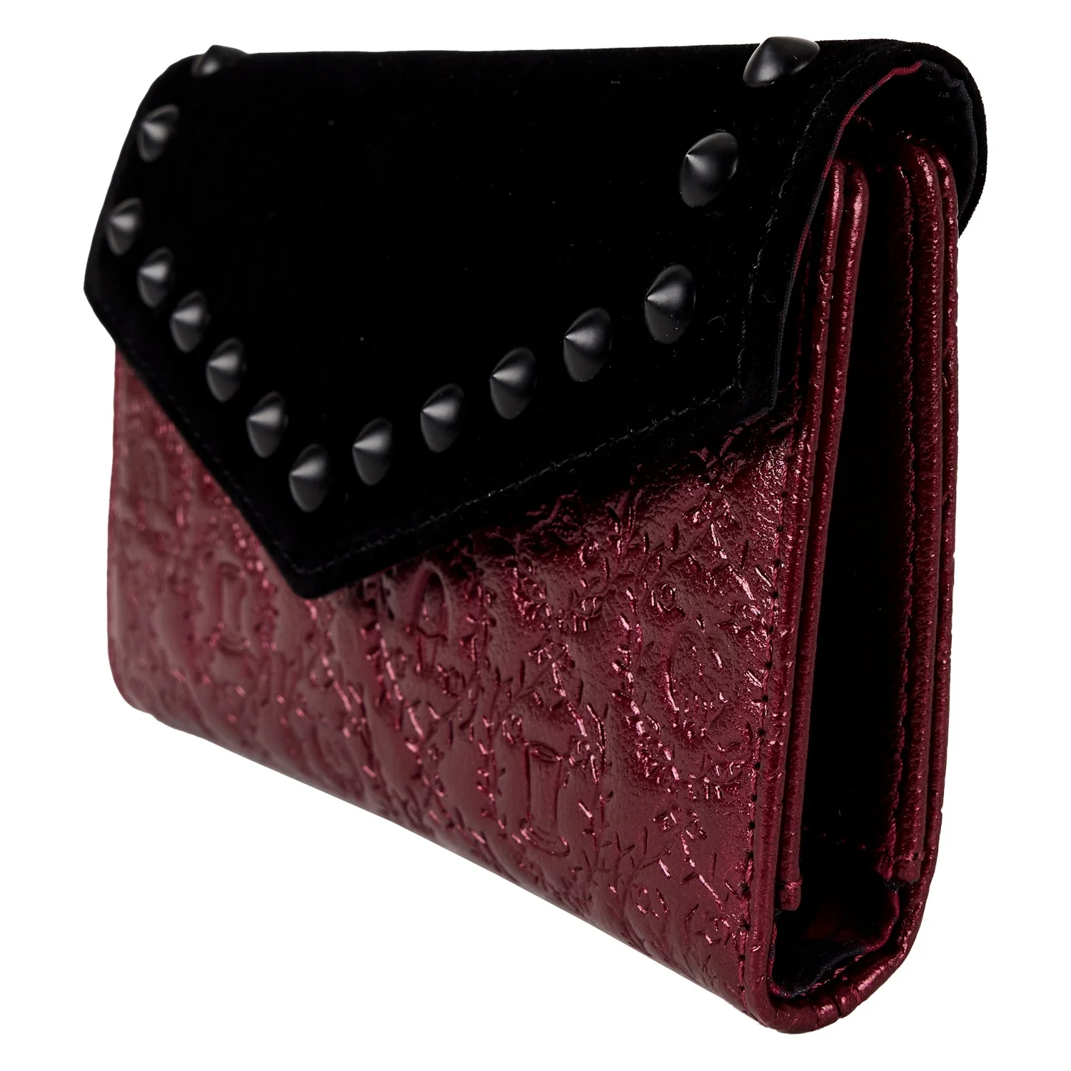 Loungefly x Disney Villains Studded Velvet Wallet - Image 3