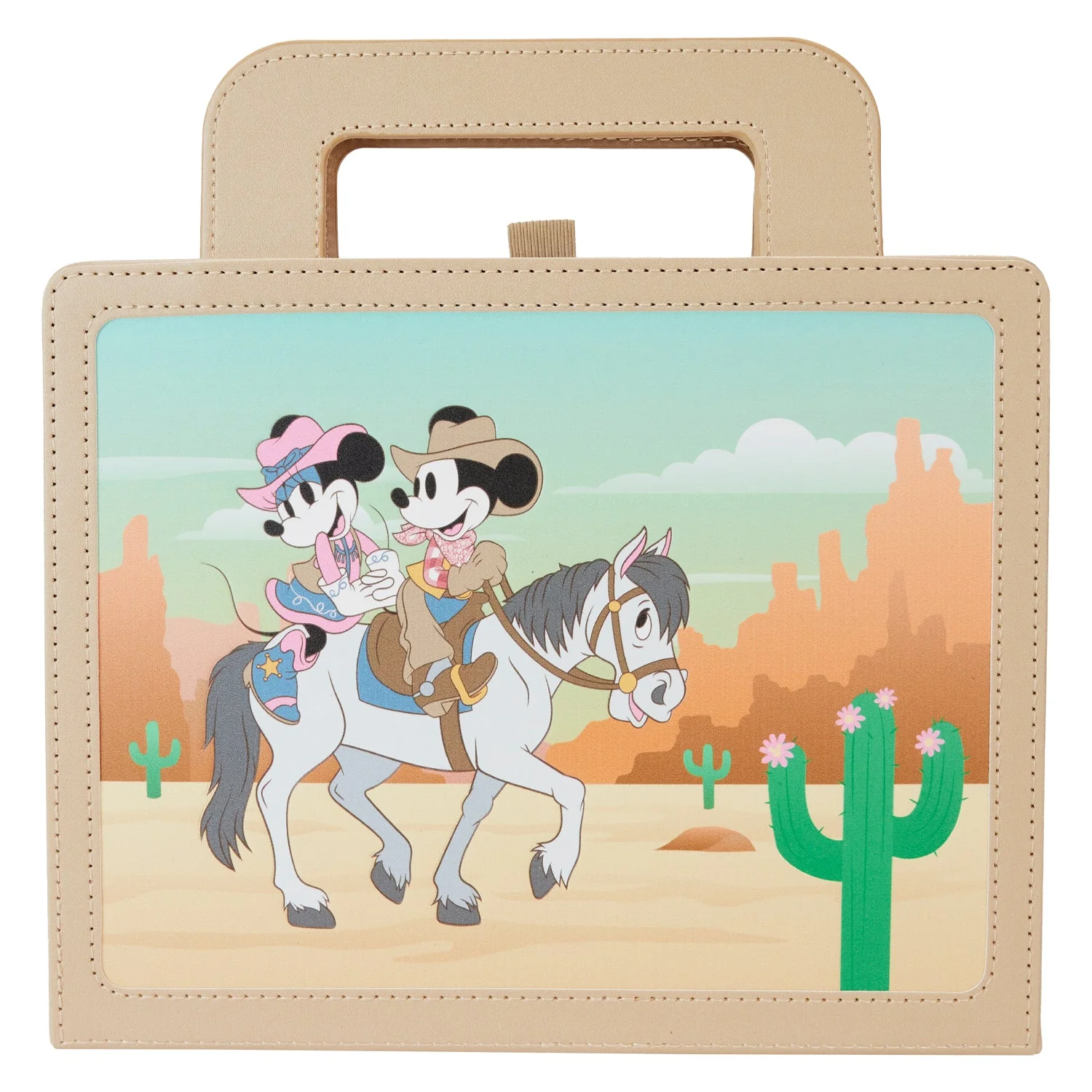 Loungefly x Disney Western Mickey and Minnie Lunchbox Journal - Image 4