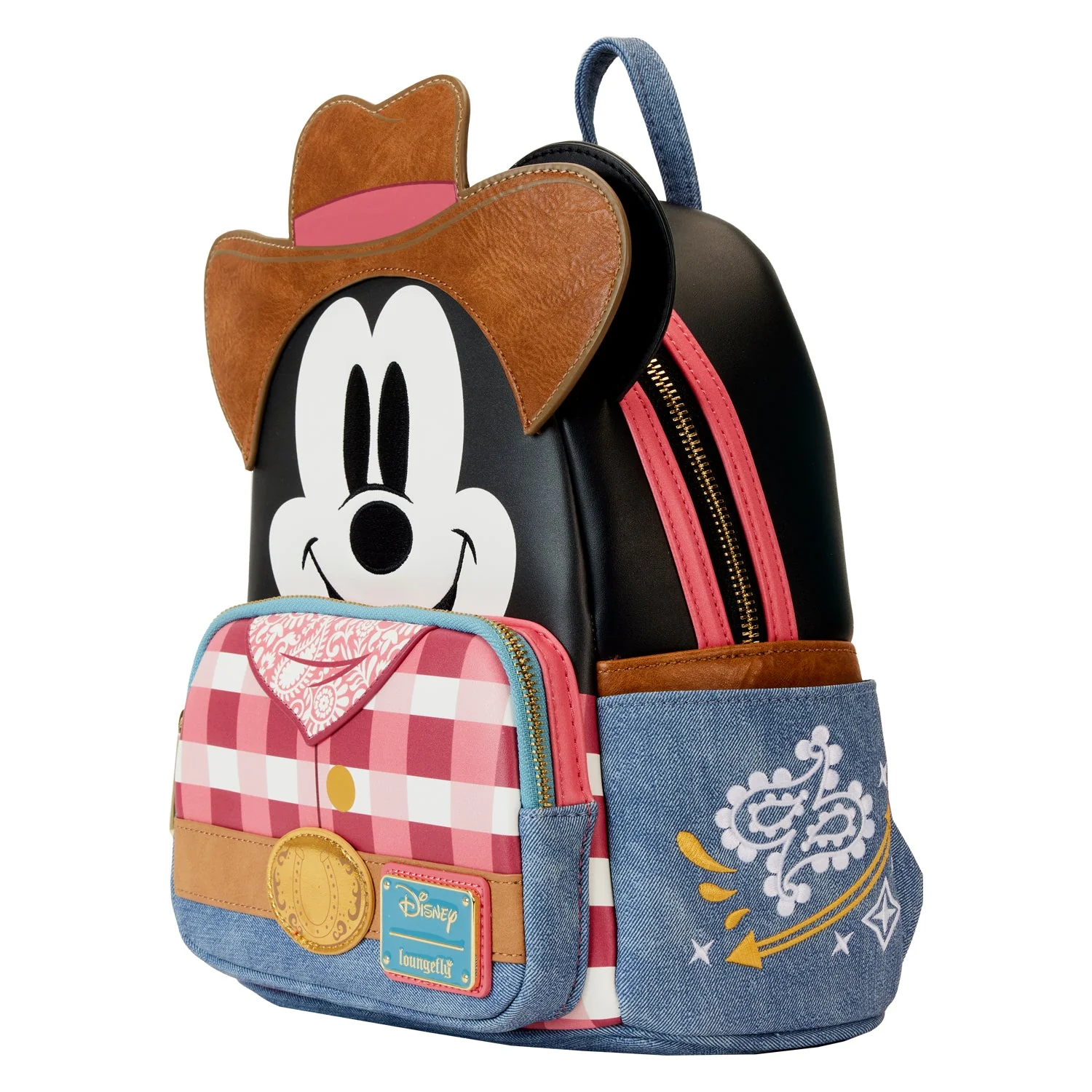Loungefly x Disney Western Mickey Mouse Cosplay Mini Backpack - Image 3
