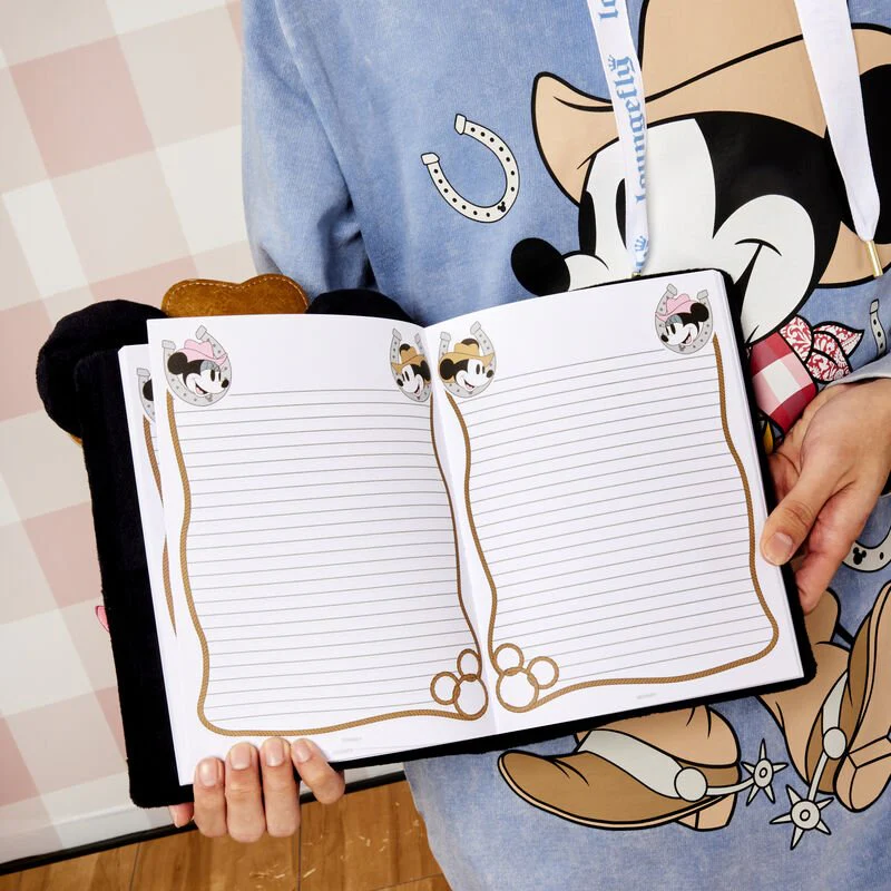 Loungefly x Disney Western Mickey Mouse Plush Journal - Image 2