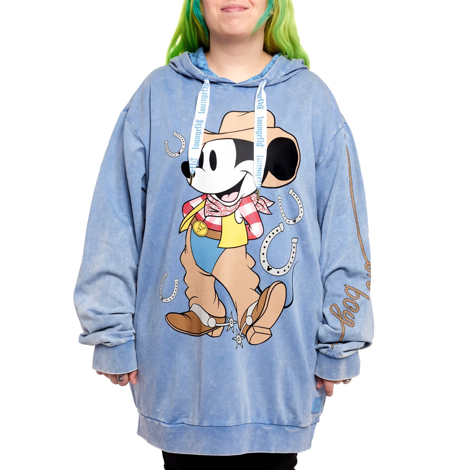 Loungefly x Disney Western Mickey Mouse Unisex Hoodie - Image 17