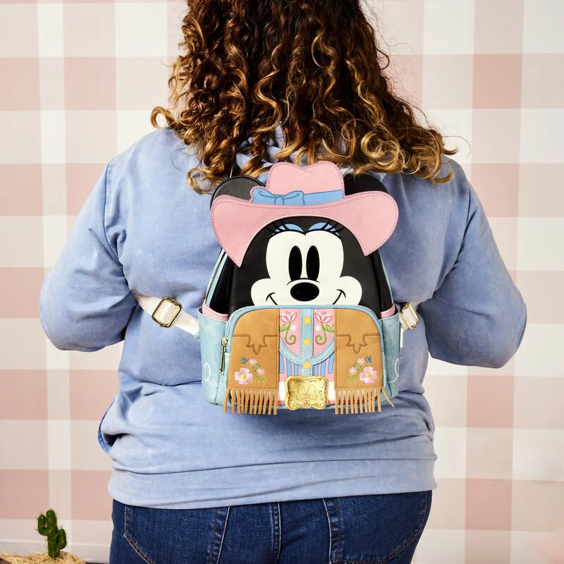 Loungefly x Disney Western Minnie Mouse Cosplay Mini Backpack - Image 2