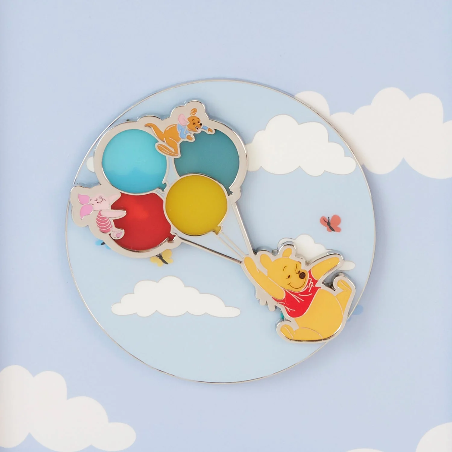 Loungefly x Disney Winnie The Pooh and Friends Balloons 3 Inch Sliding Pin - Image 5