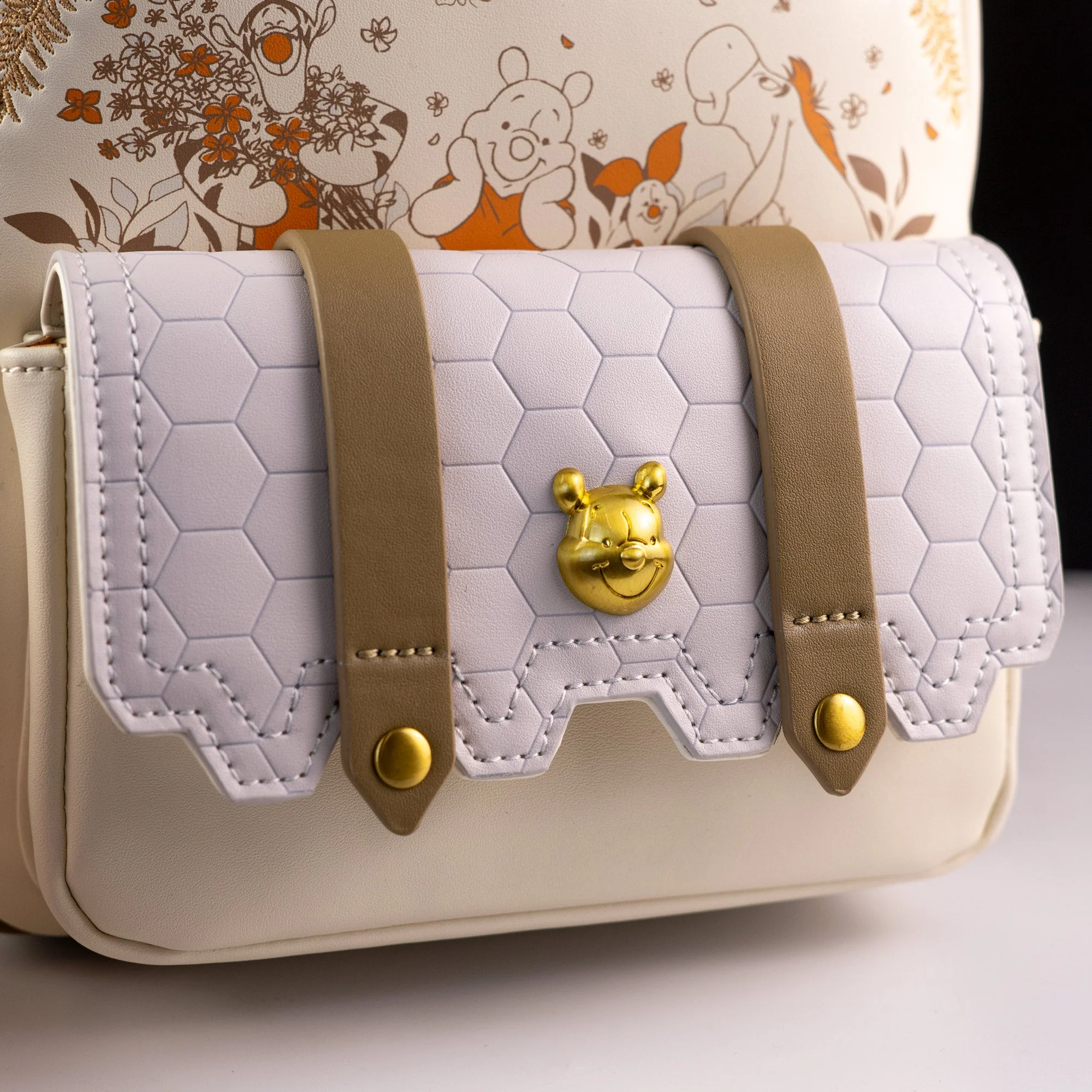 Loungefly x Disney Winnie the Pooh and Friends Flap Pocket Mini Backpack - Image 3
