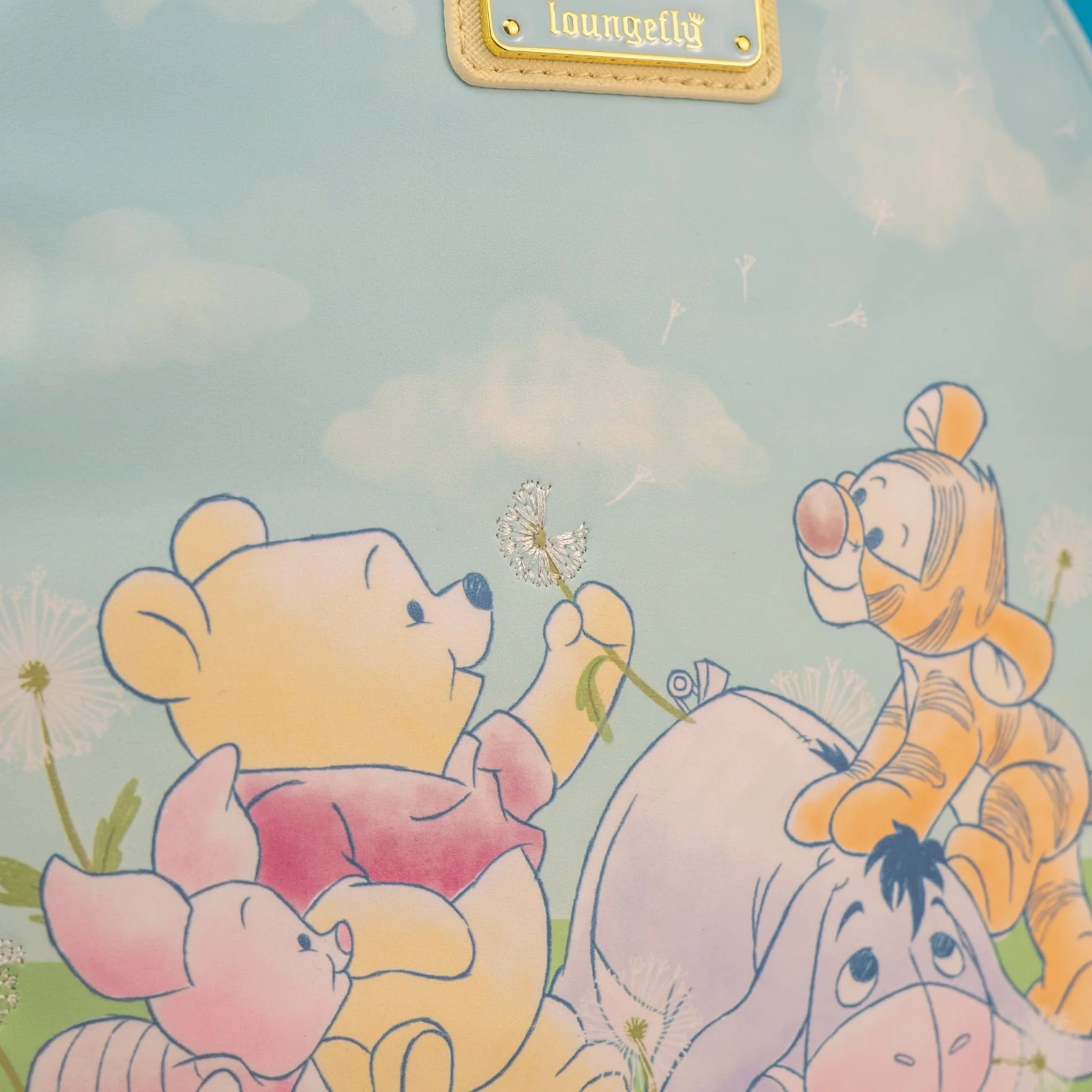 Loungefly x Disney Winnie the Pooh and Friends Pastel Dandelion Fields Mini Backpack - Image 2