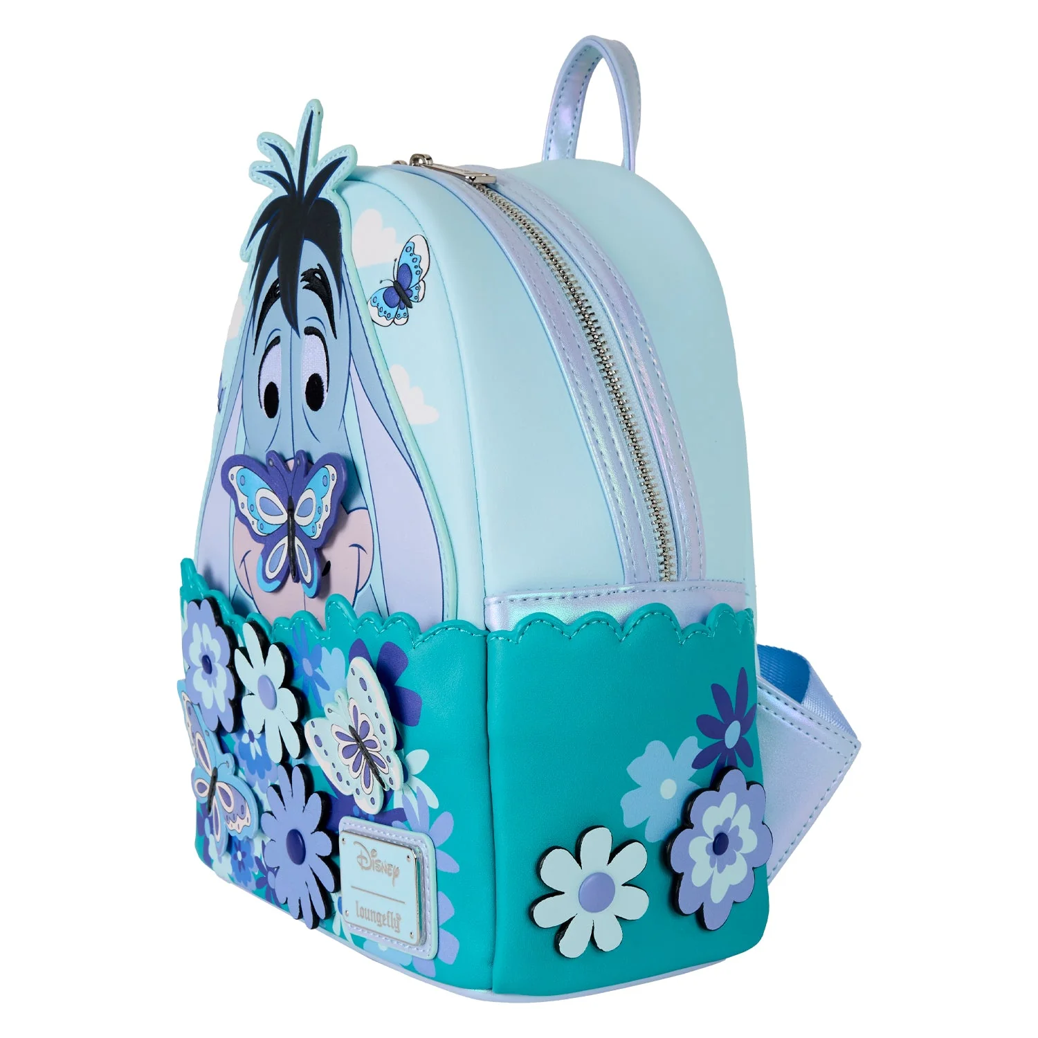 Loungefly x Disney Winnie The Pooh Eeyore Floral Butterflies Mini Backpack - Image 2