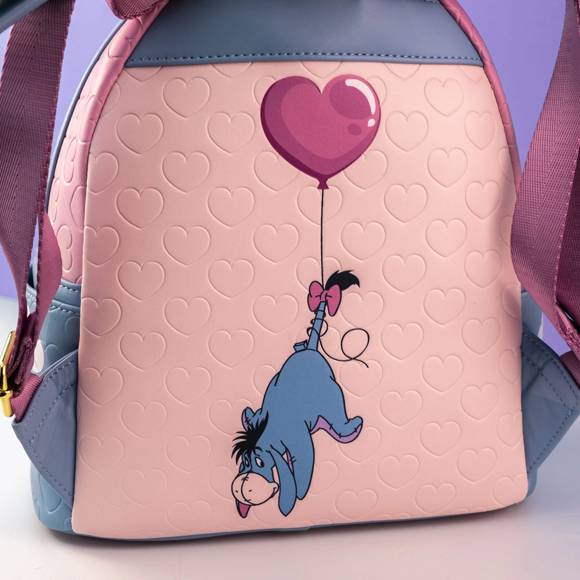 Loungefly x Disney Winnie the Pooh Eeyore Heart Balloons Mini Backpack - Image 6