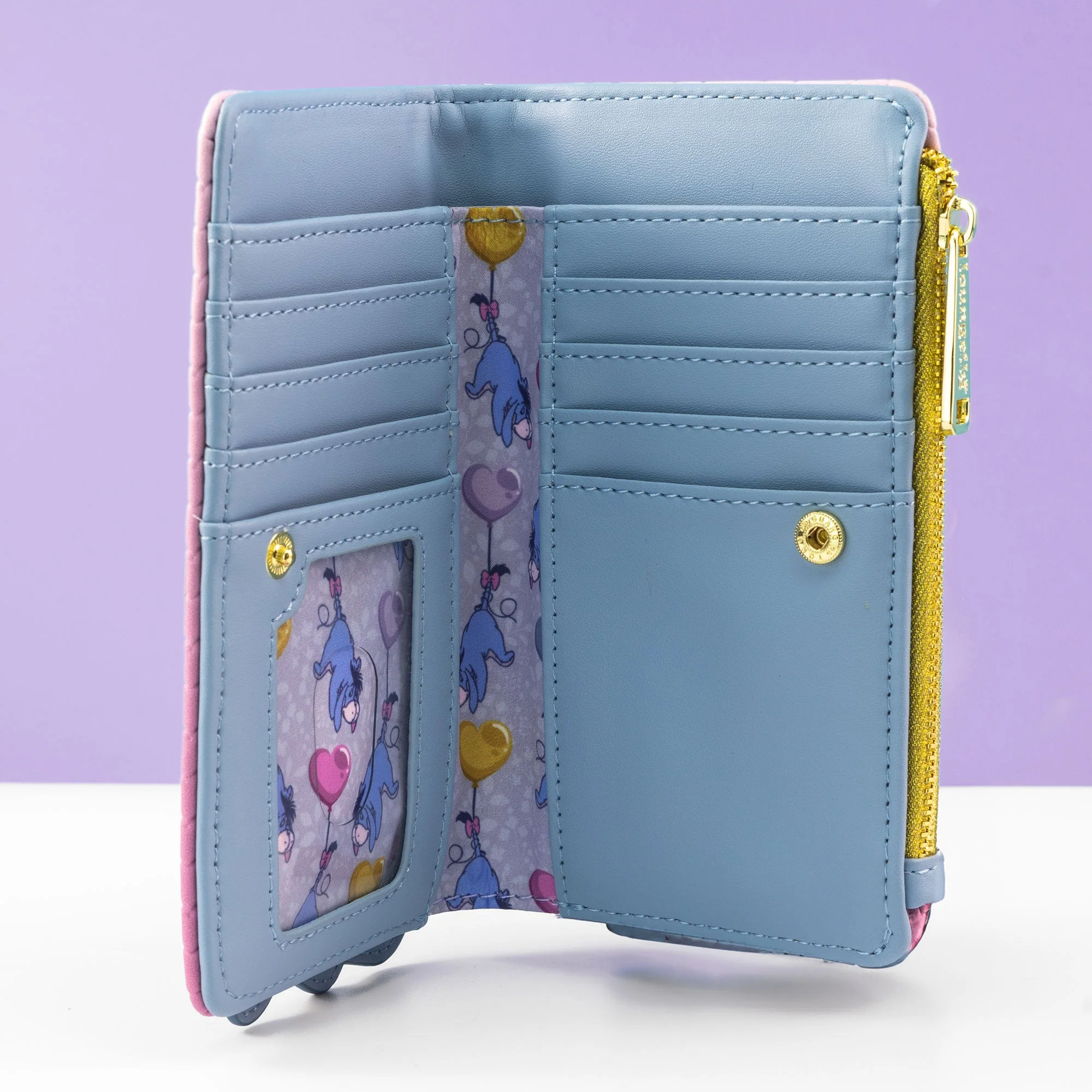 Loungefly x Disney Winnie the Pooh Eeyore Heart Balloons Wallet - Image 3