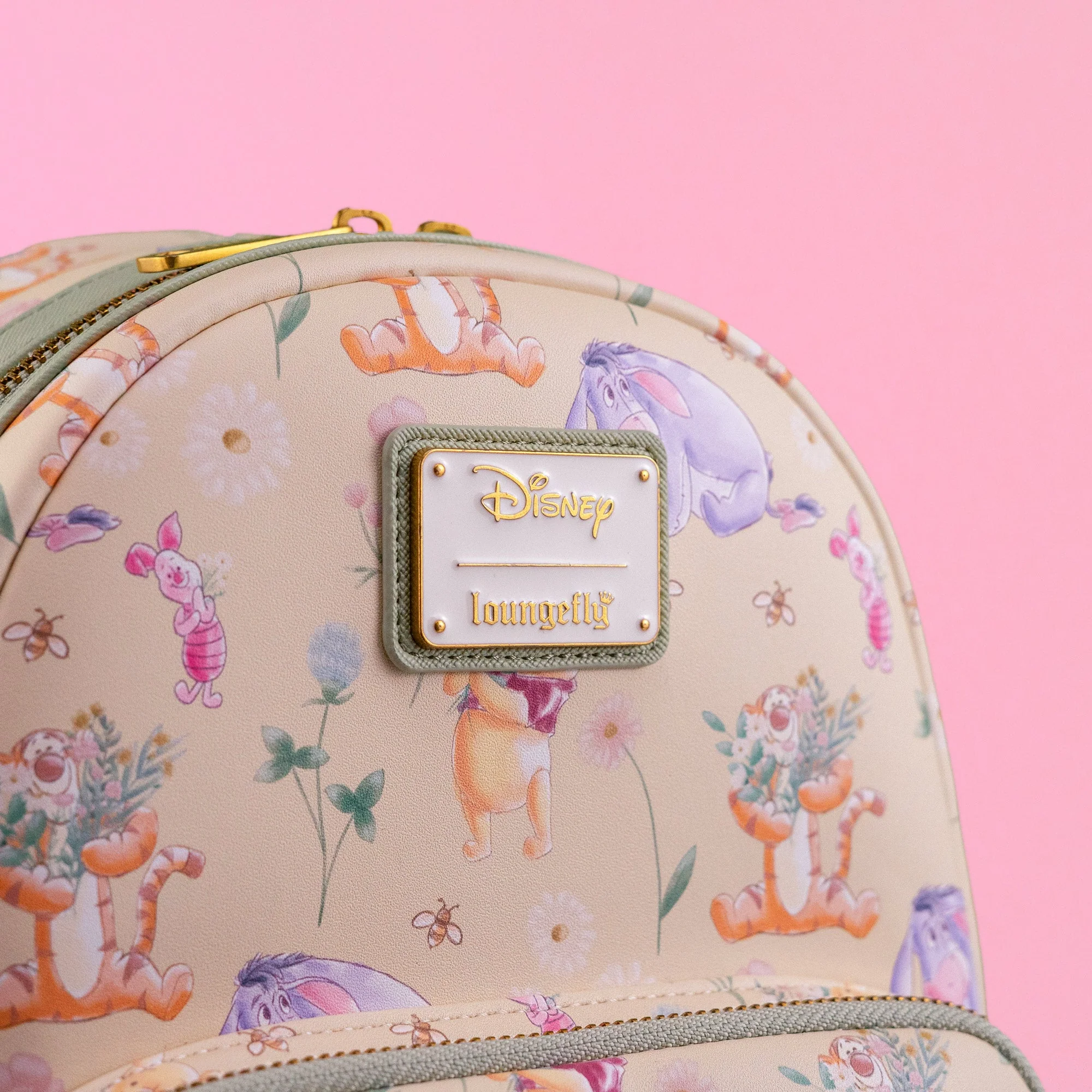 Loungefly x Disney Winnie the Pooh & Friends Floral AOP Mini Backpack - Image 2