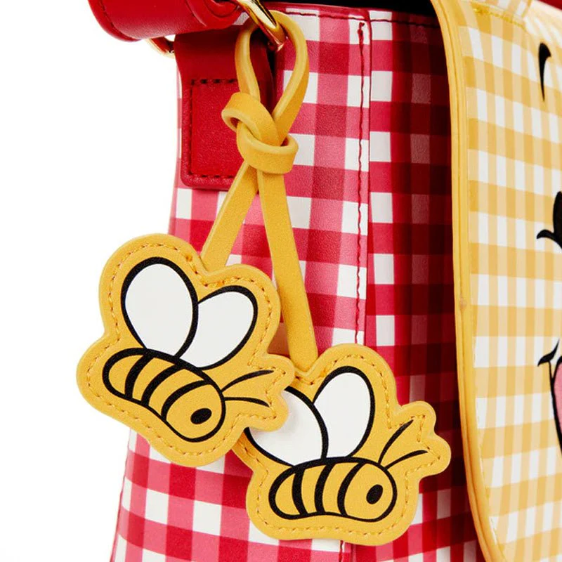 Loungefly x Disney Winnie the Pooh Gingham Crossbody Bag - Image 4