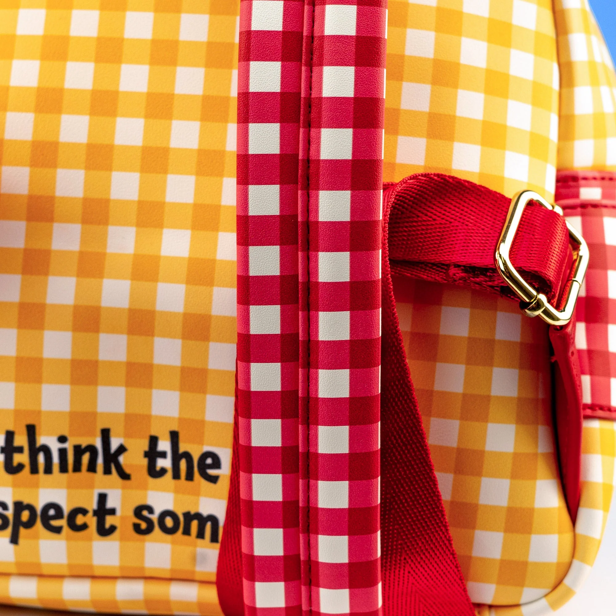 Loungefly x Disney Winnie the Pooh Gingham Mini Backpack - Image 4
